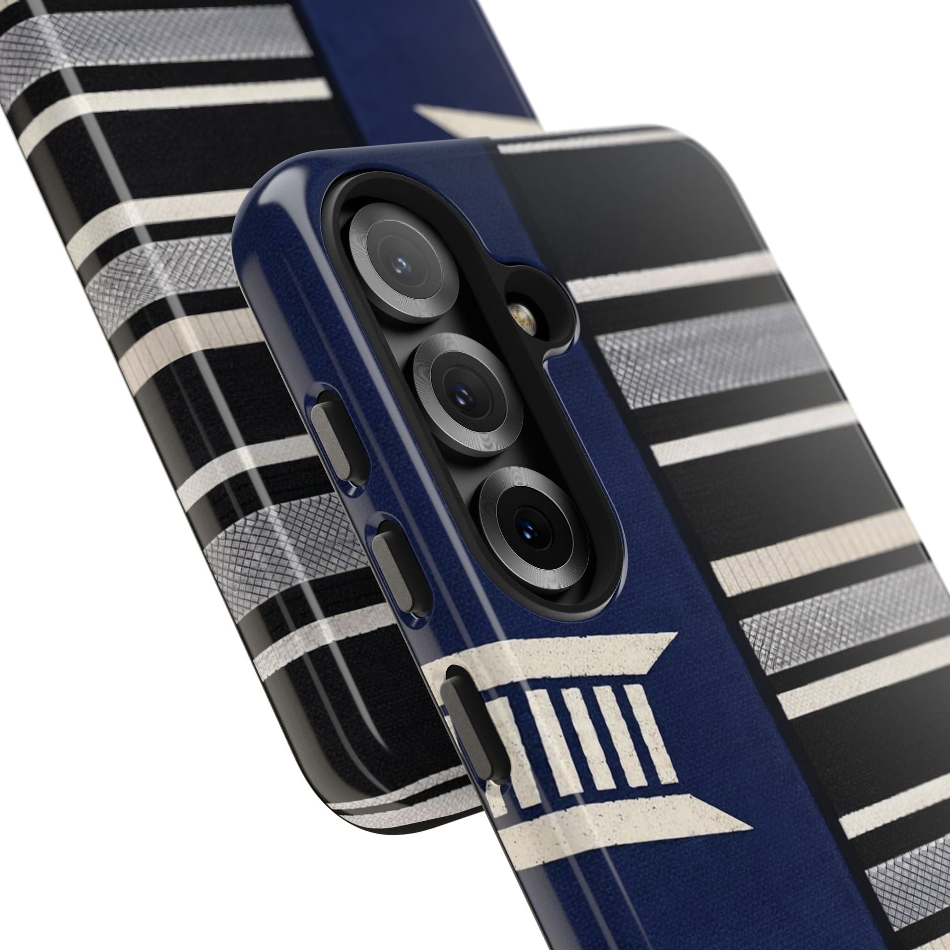 Thee Shirts - JSU Graduation Stole JSU Grad - Navy Phone Case Printify