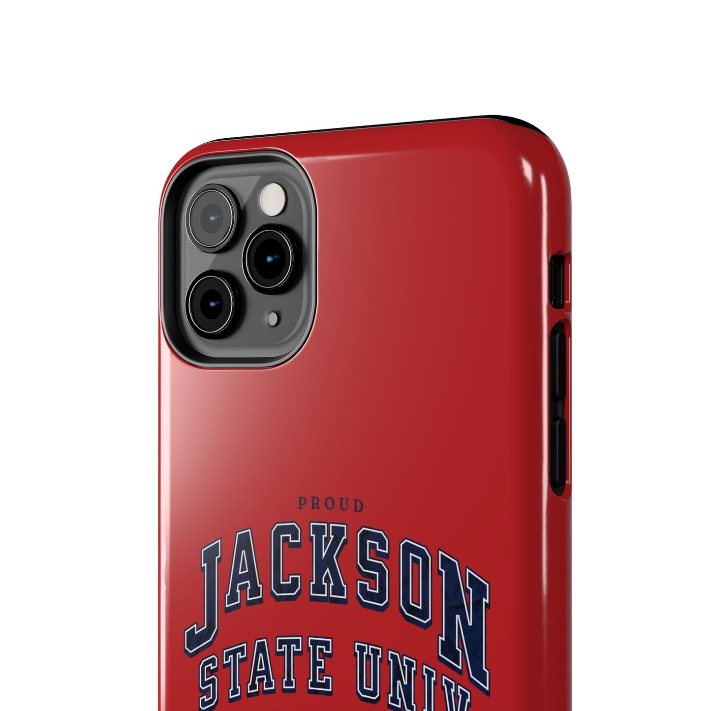 Proud Jackson State Univ Tiger Navy - Red Case Printify