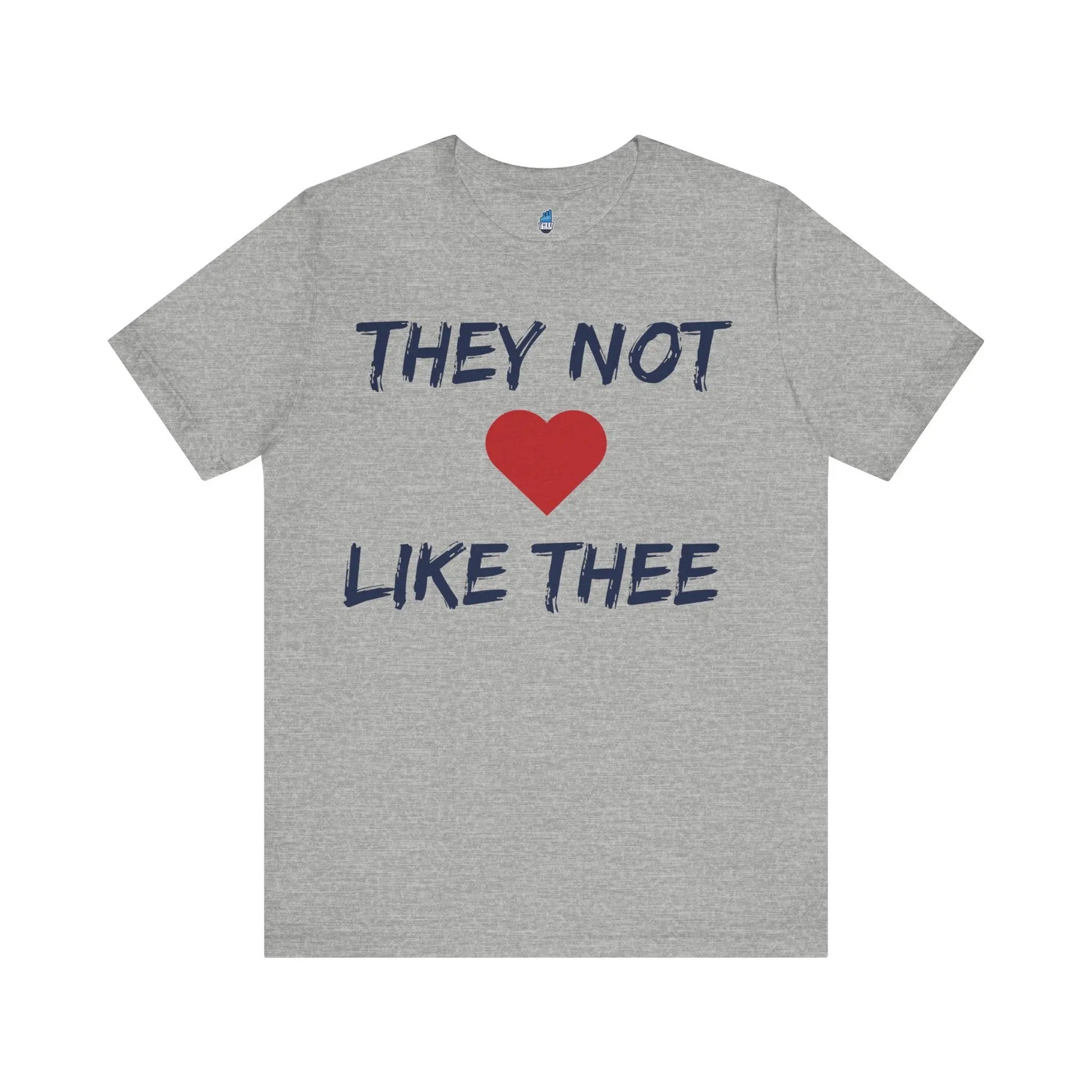 They Not Like Thee Men's Navy Jersey Short Sleeve Tee Printify