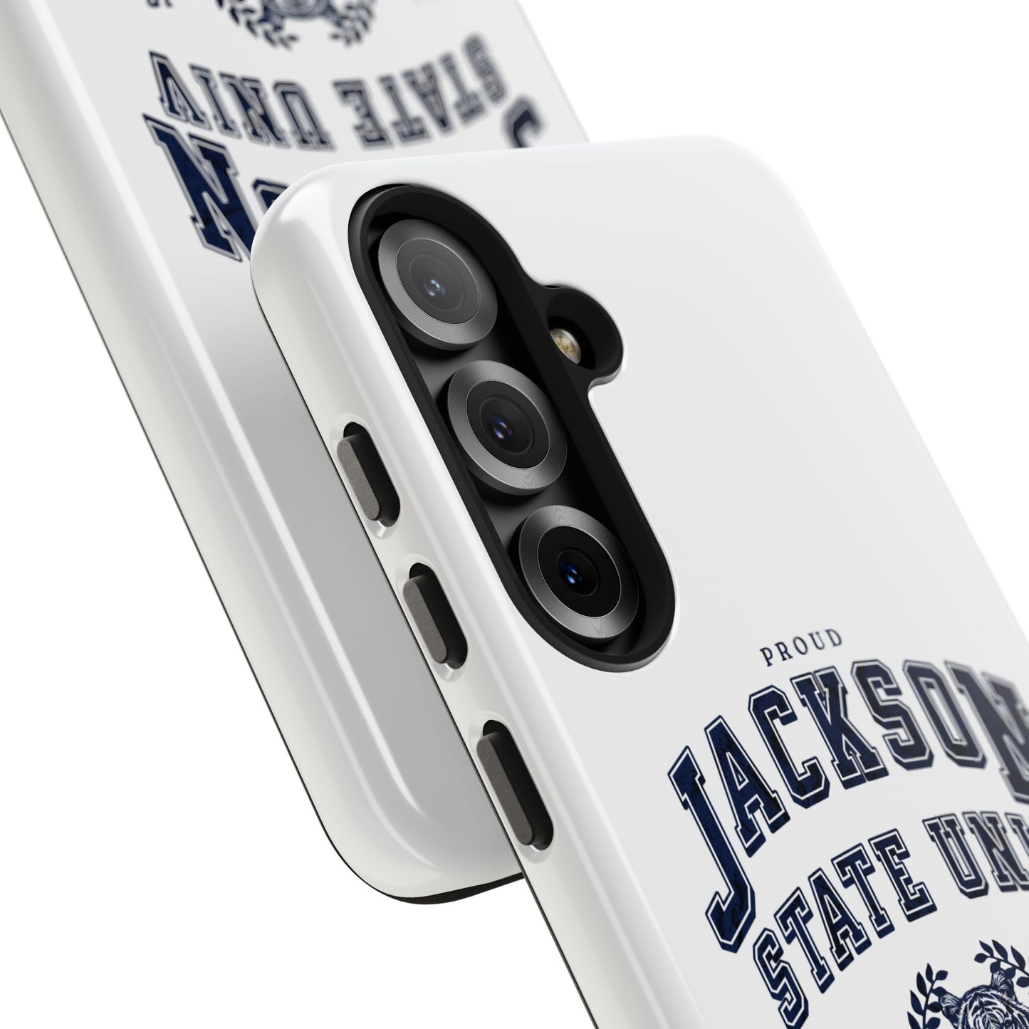Proud Jackson State Univ Tiger Navy - White Case Printify