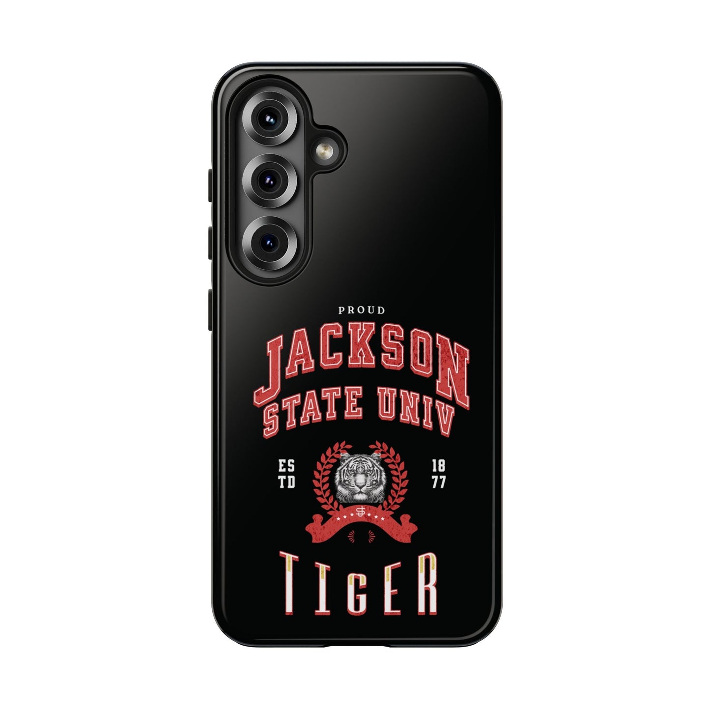 Proud Jackson State Univ Tiger Red - Black Case Printify