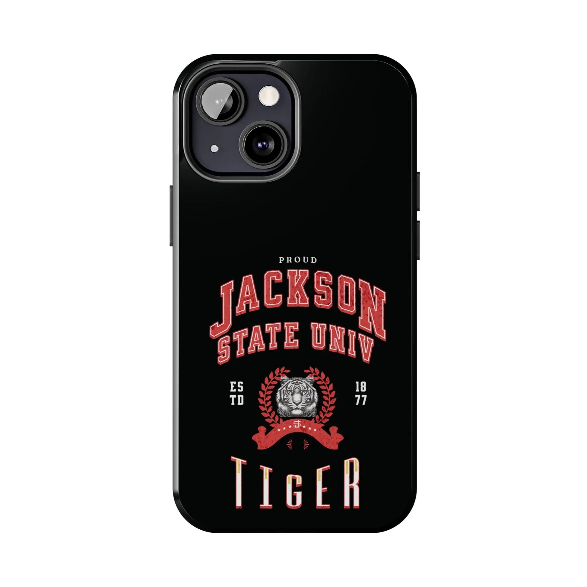 Proud Jackson State Univ Tiger Red - Black Case Printify