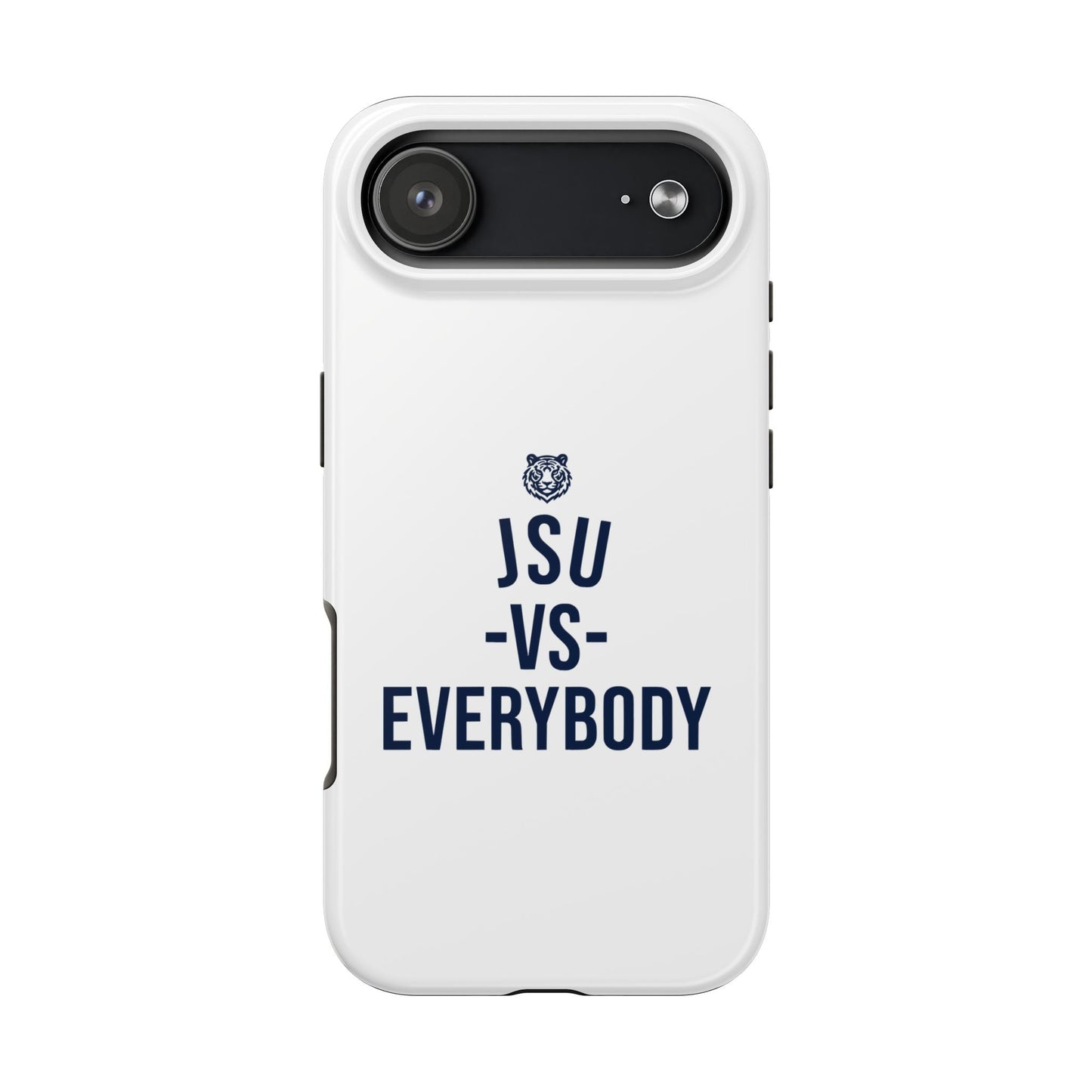 JSU vs Everybody Tiger White Navy Cell Phone Case Printify