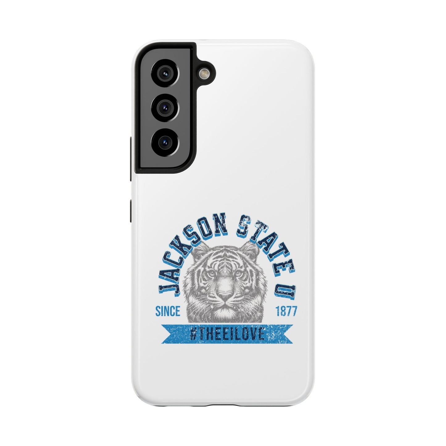 Jackson State Univ #TheeILove Blue - White Case Printify