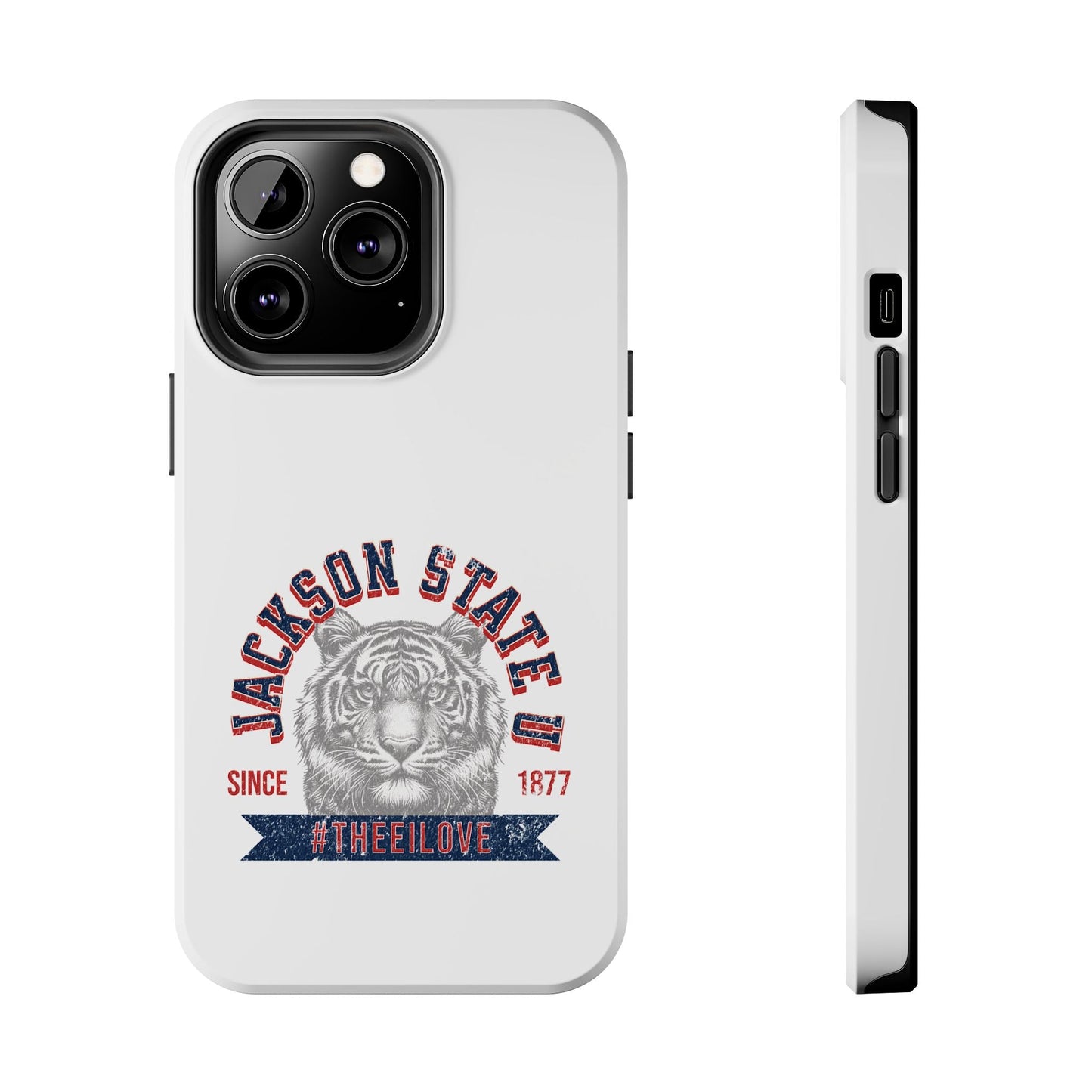 Jackson State Univ #TheeILove Red - White Case Printify