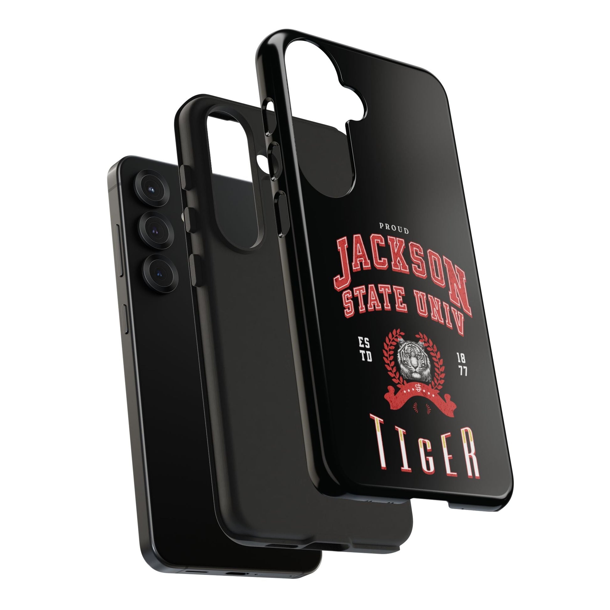 Proud Jackson State Univ Tiger Red - Black Case Printify