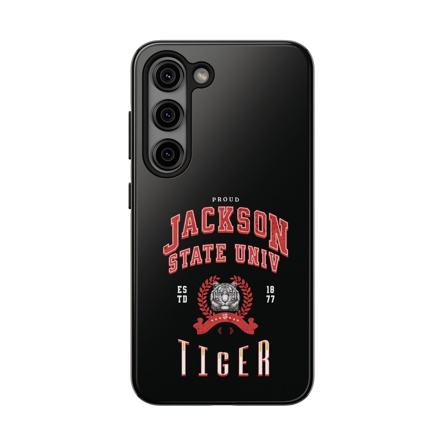 Proud Jackson State Univ Tiger Red - Black Case Printify