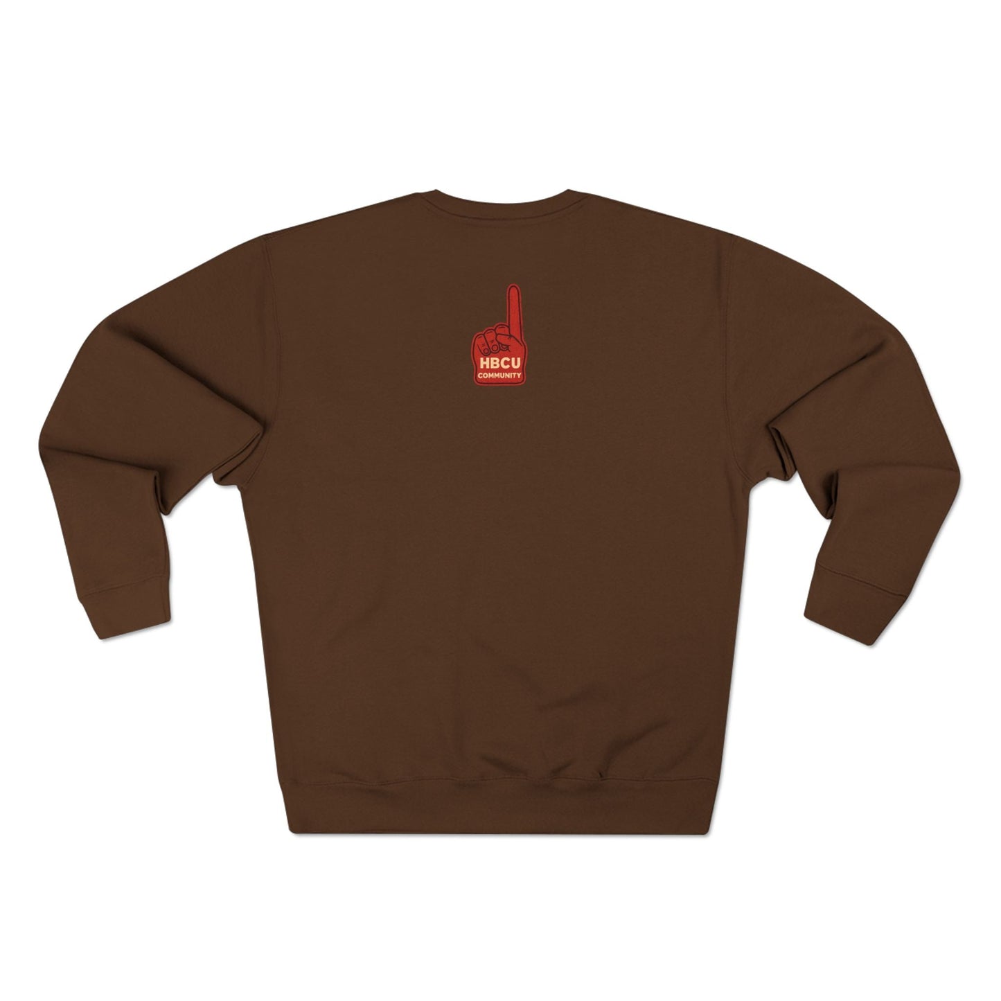 HBCUs vs Everybody White Crewneck Sweatshirt Printify