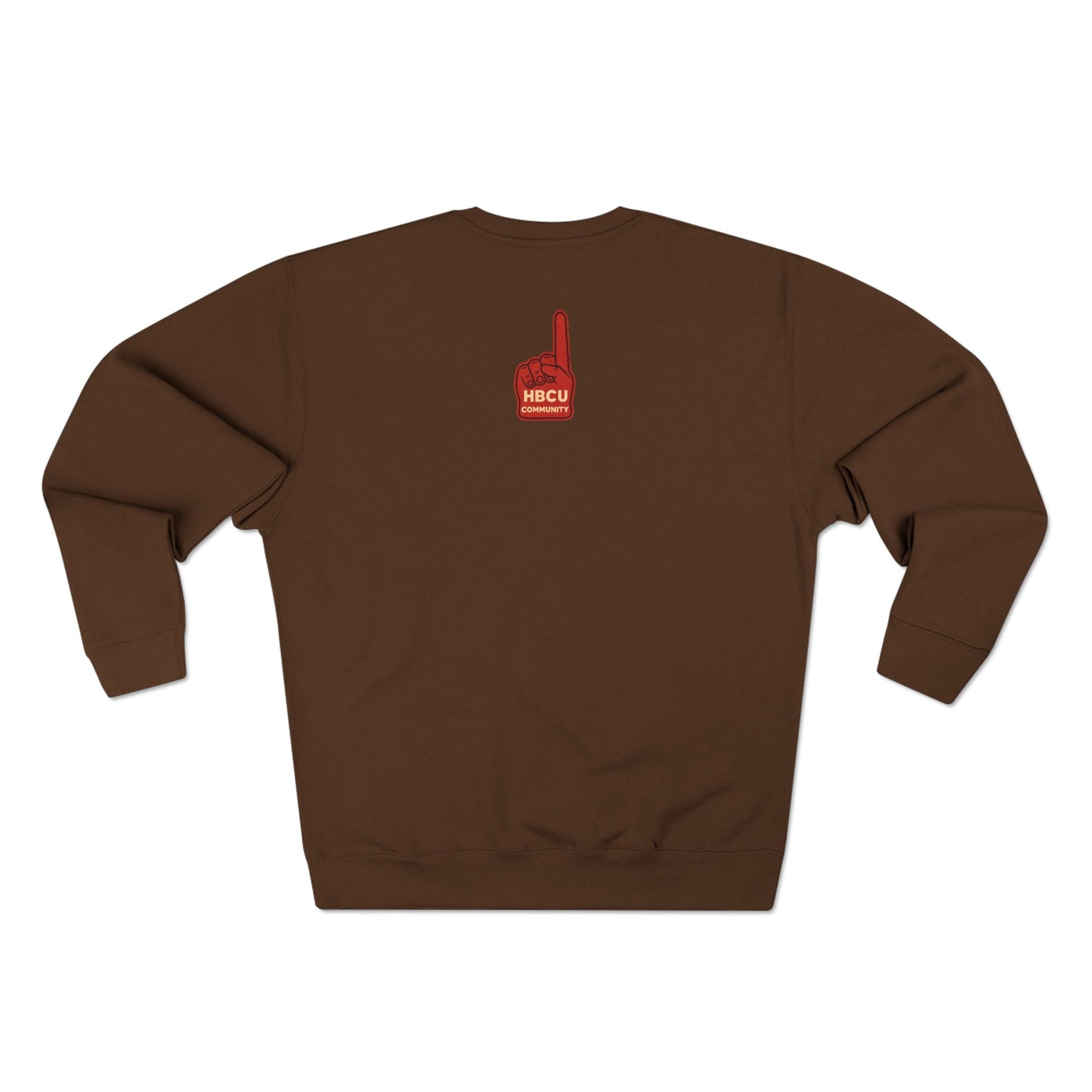 HBCUs vs Everybody White Crewneck Sweatshirt Printify