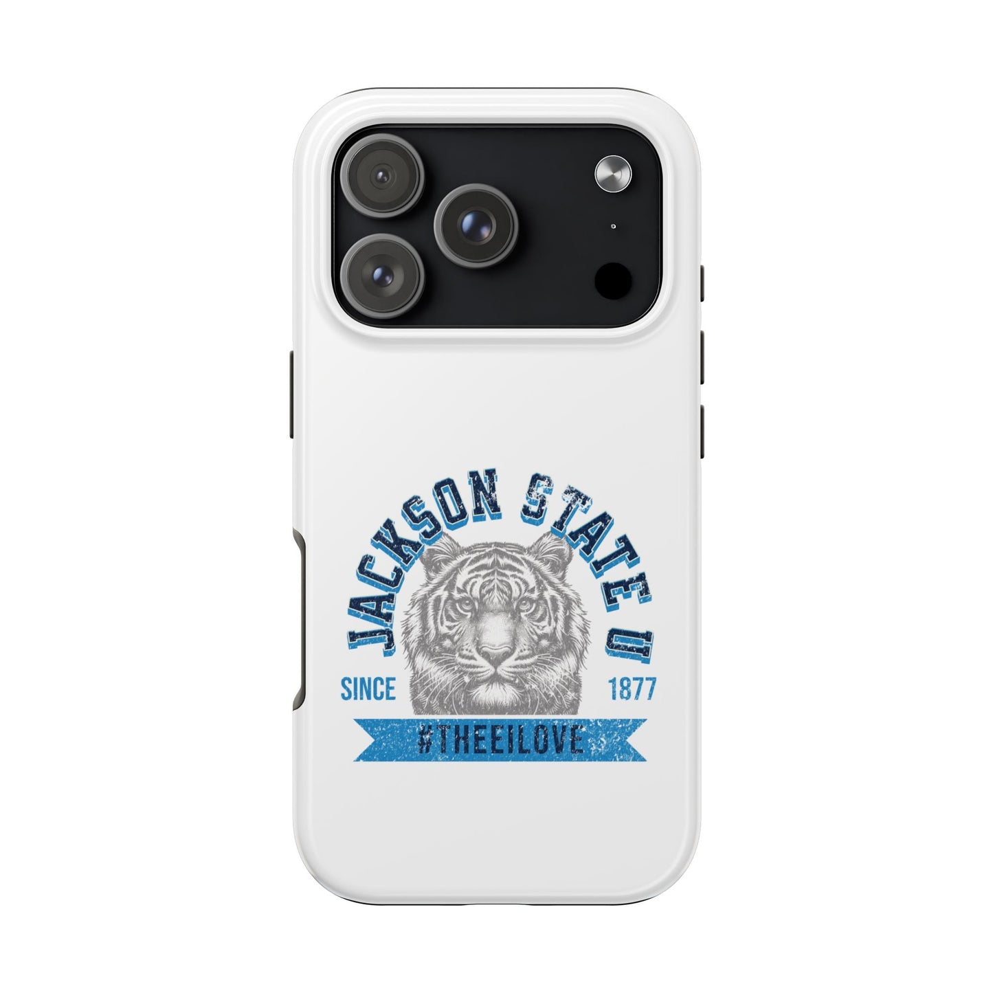 Jackson State Univ #TheeILove Blue - White Case Printify