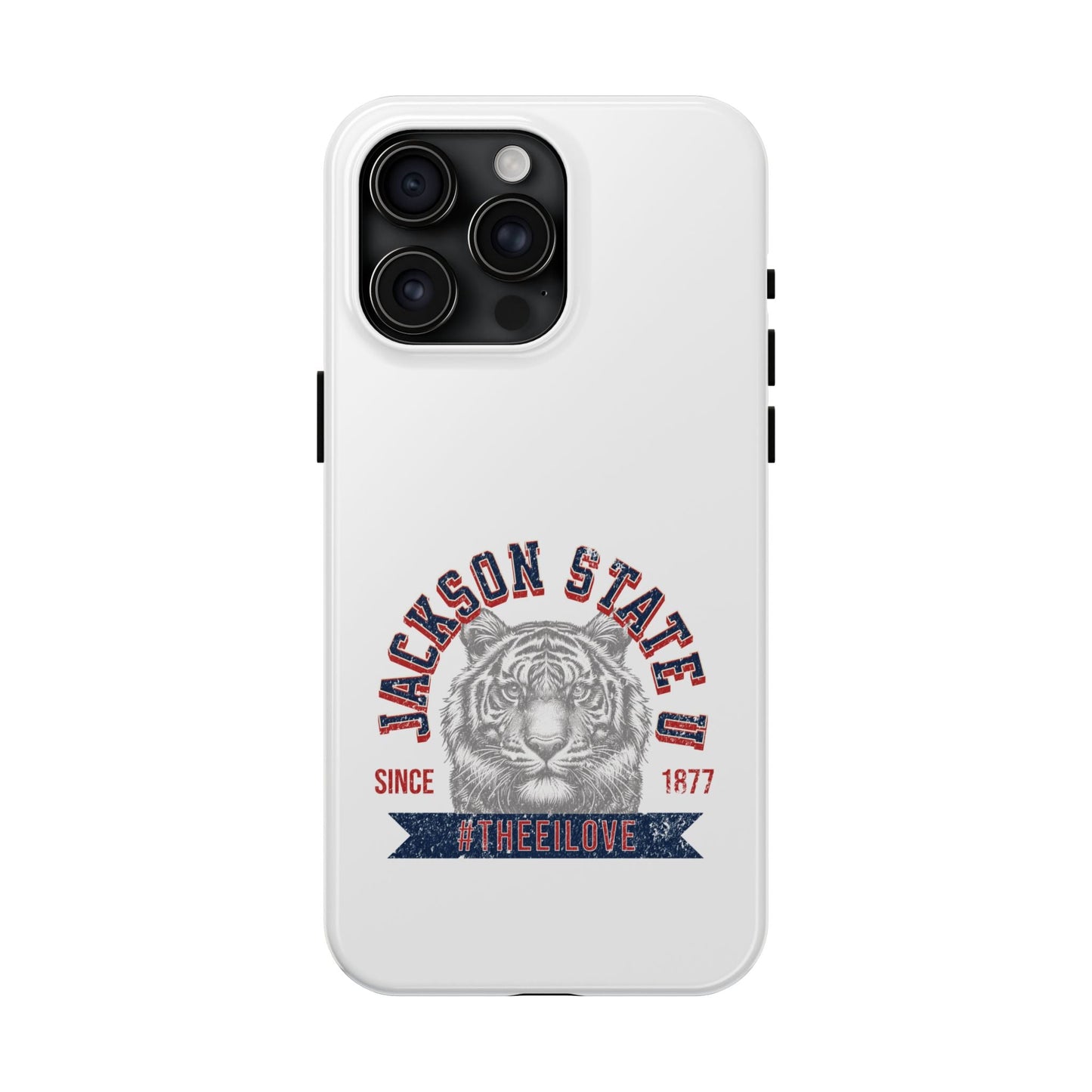 Jackson State Univ #TheeILove Red - White Case Printify