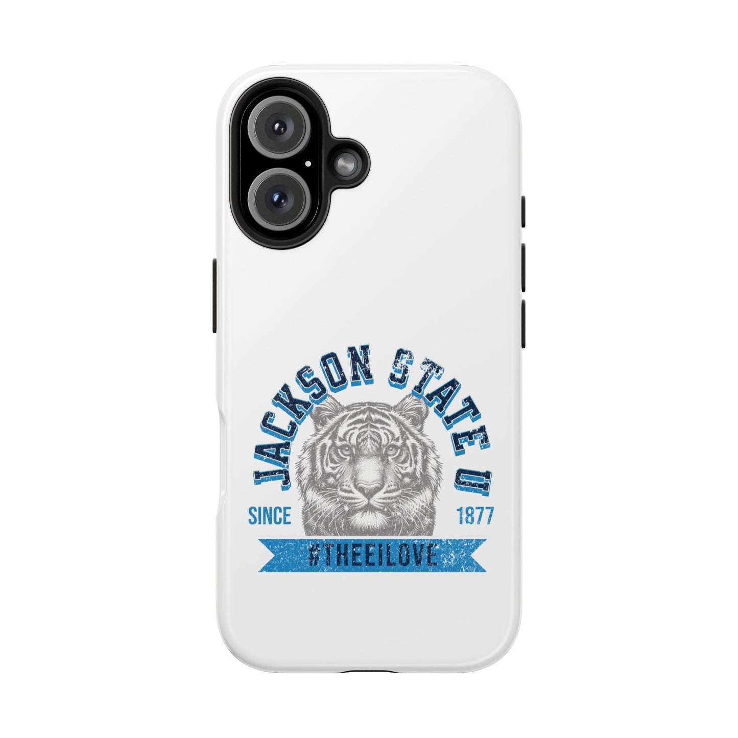 Jackson State Univ #TheeILove Blue - White Case Printify