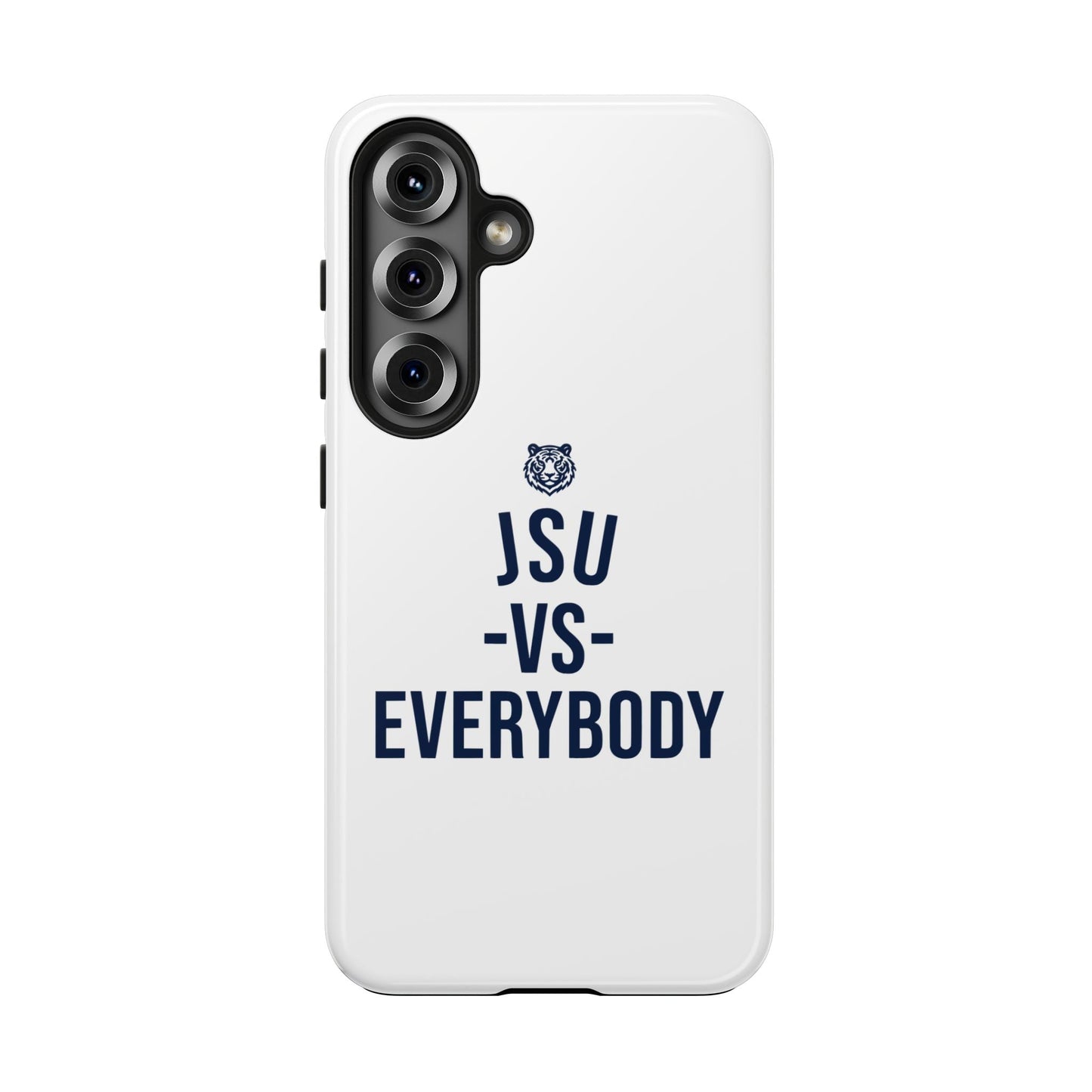 JSU vs Everybody Tiger White Navy Cell Phone Case Printify