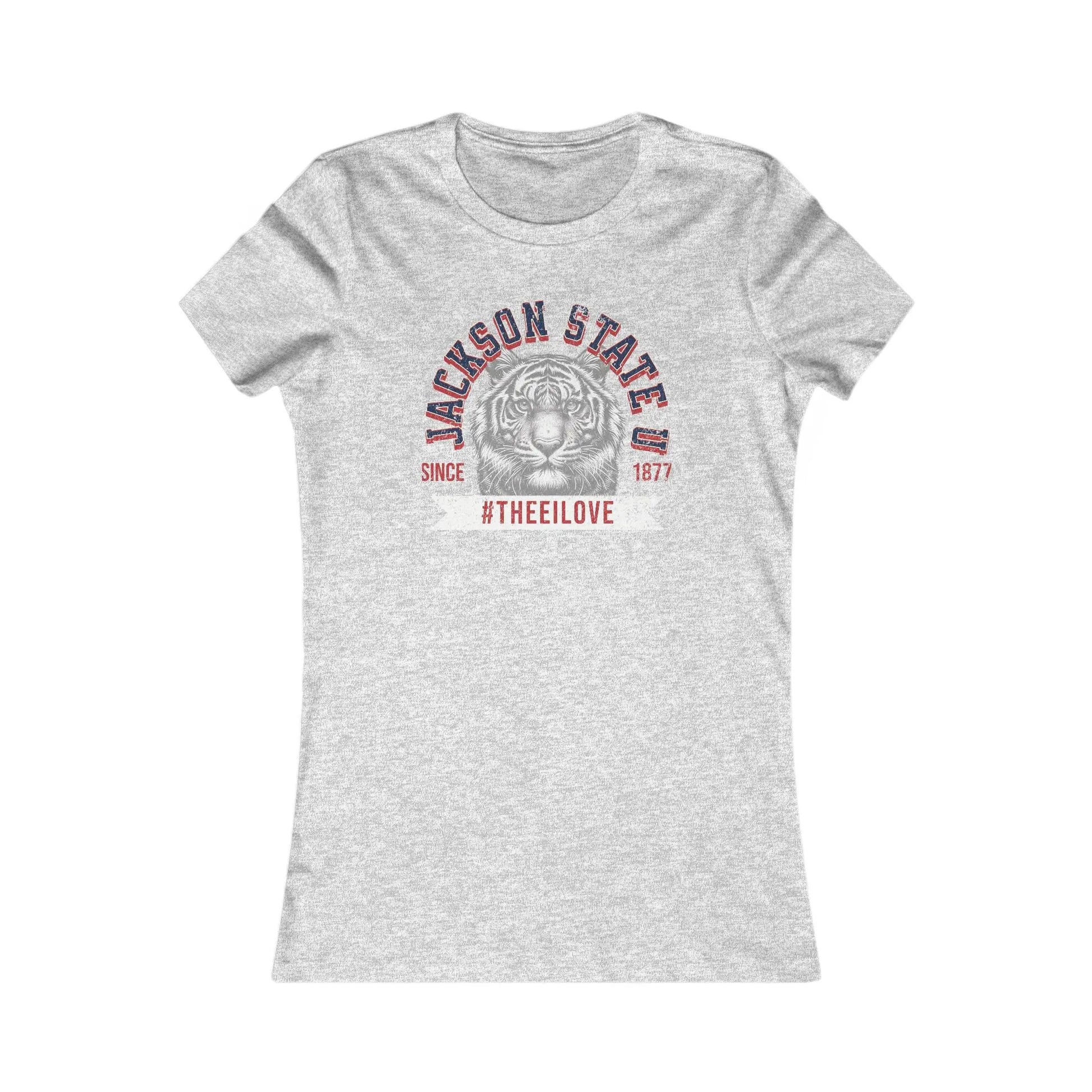 Jackson State Univ #TheeILove Women's White Favorite Tee Printify