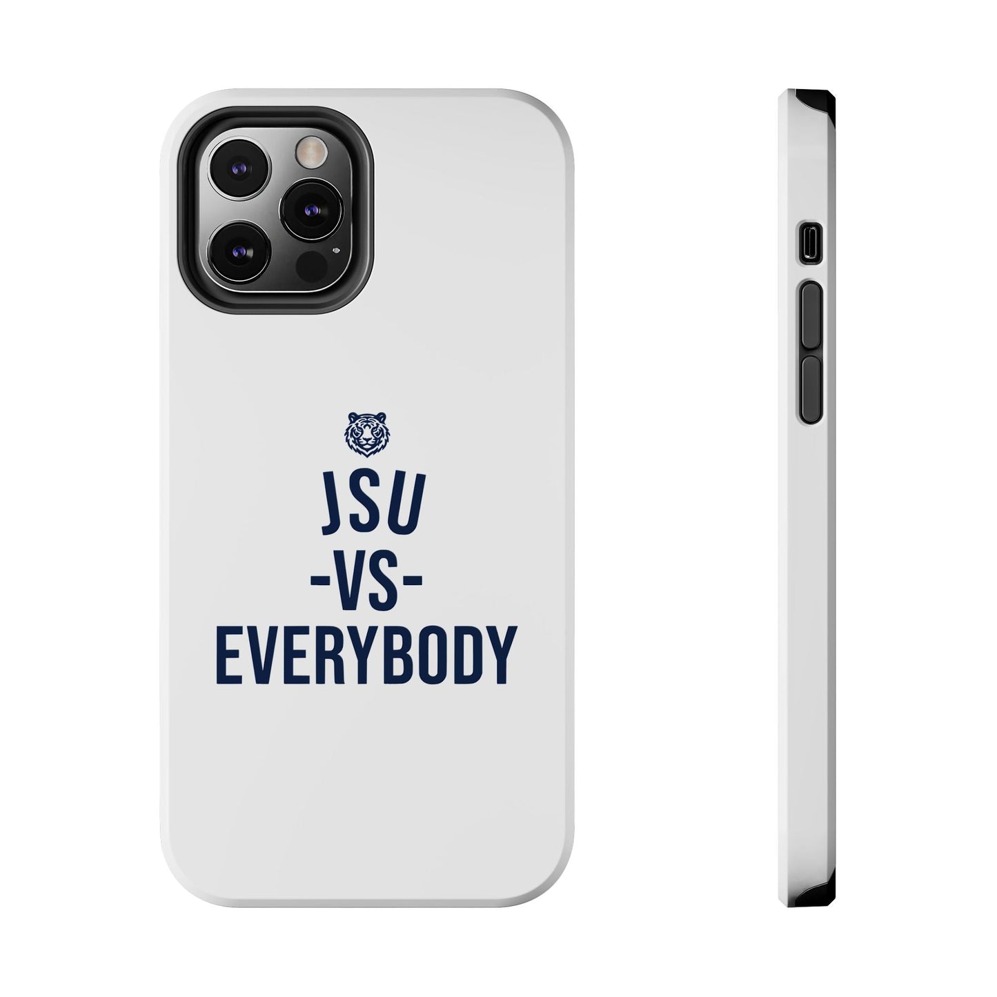 JSU vs Everybody Tiger White Navy Cell Phone Case Printify