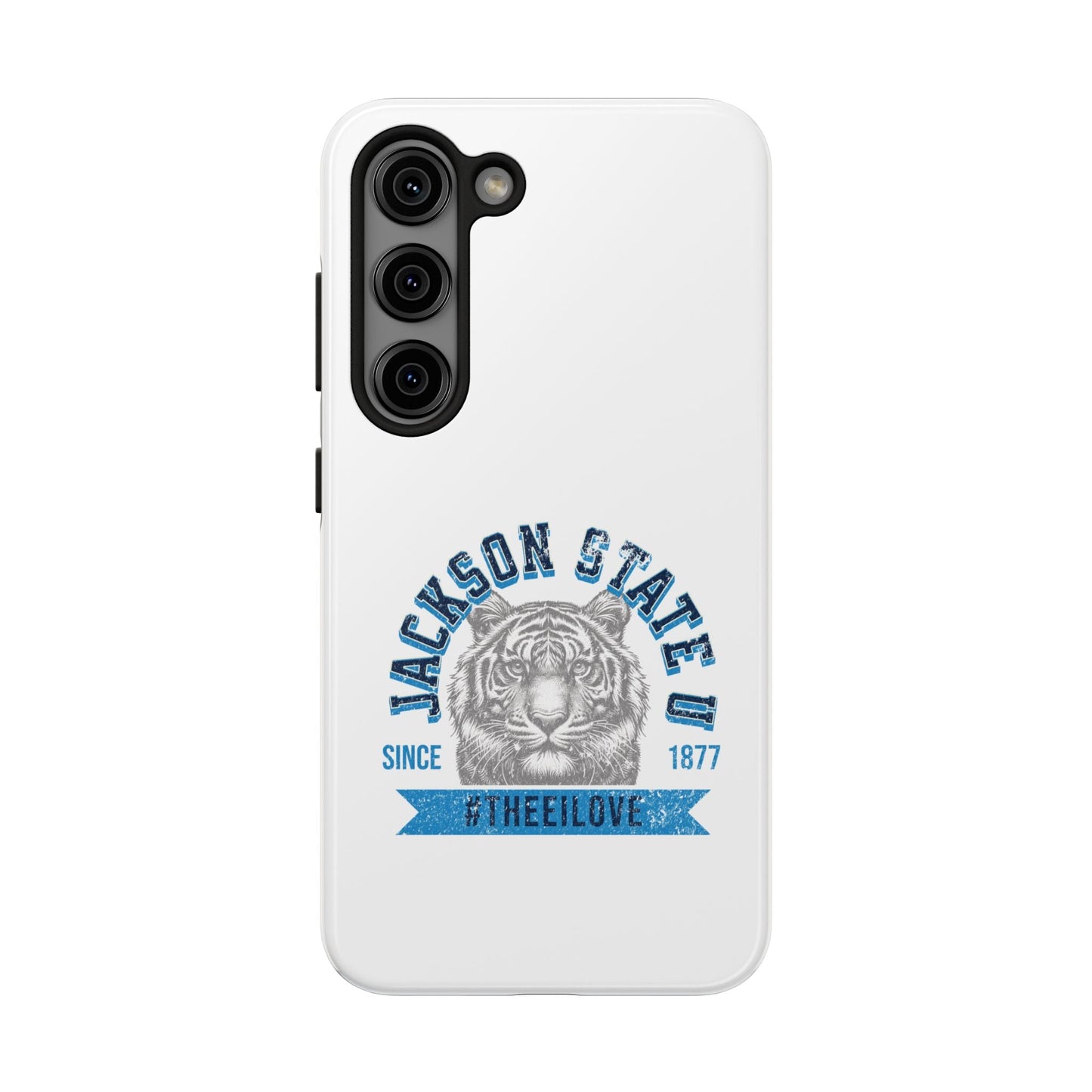 Jackson State Univ #TheeILove Blue - White Case Printify