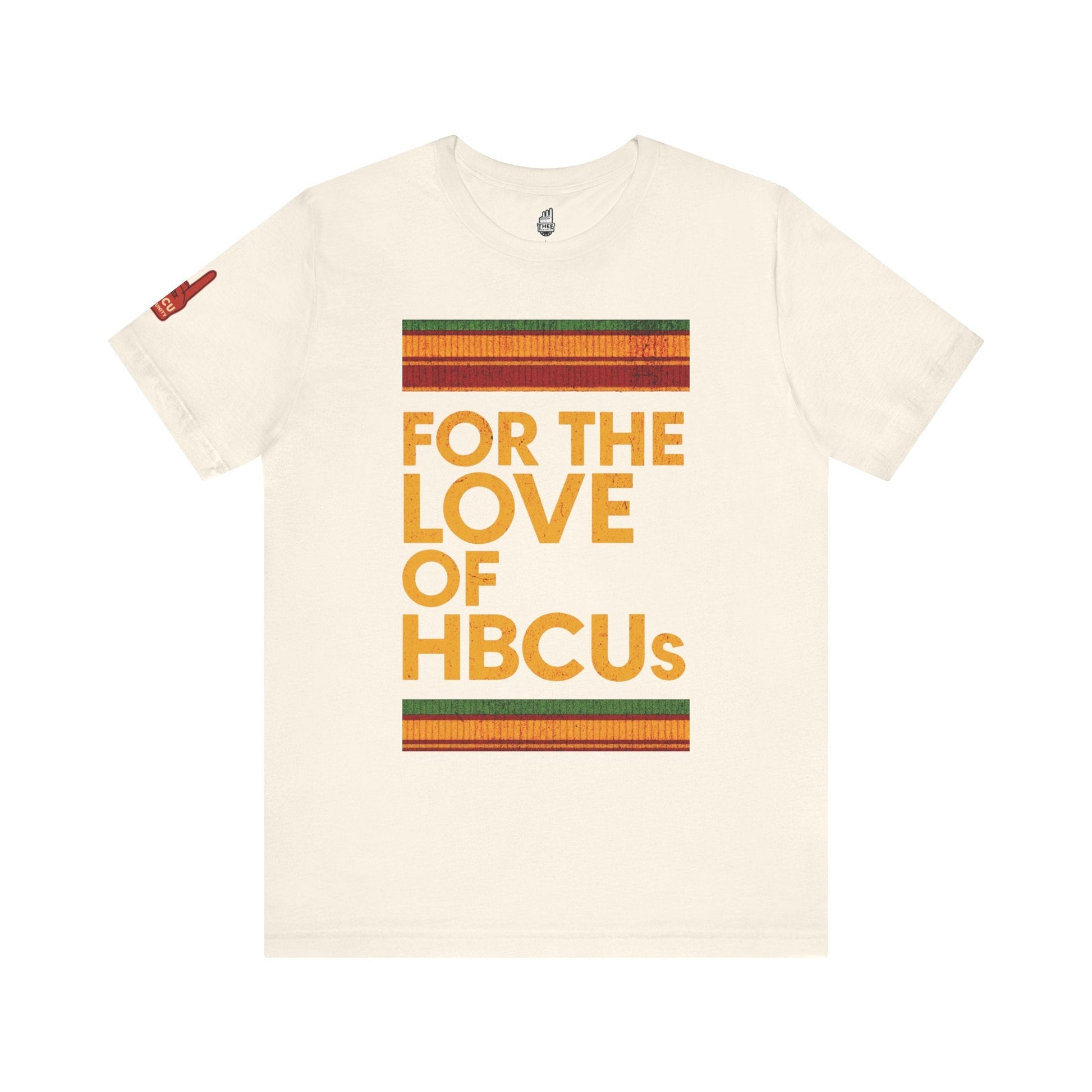 For the Love of HBCUs White Jersey Short Sleeve Tee Printify