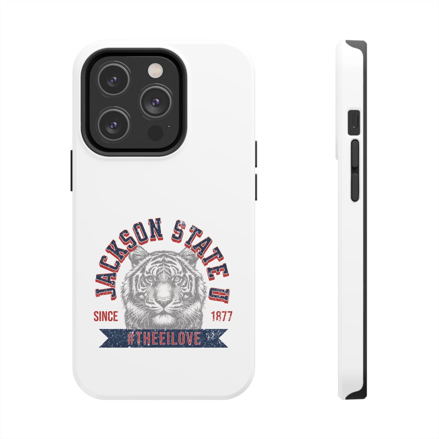 Jackson State Univ #TheeILove Red - White Case Printify
