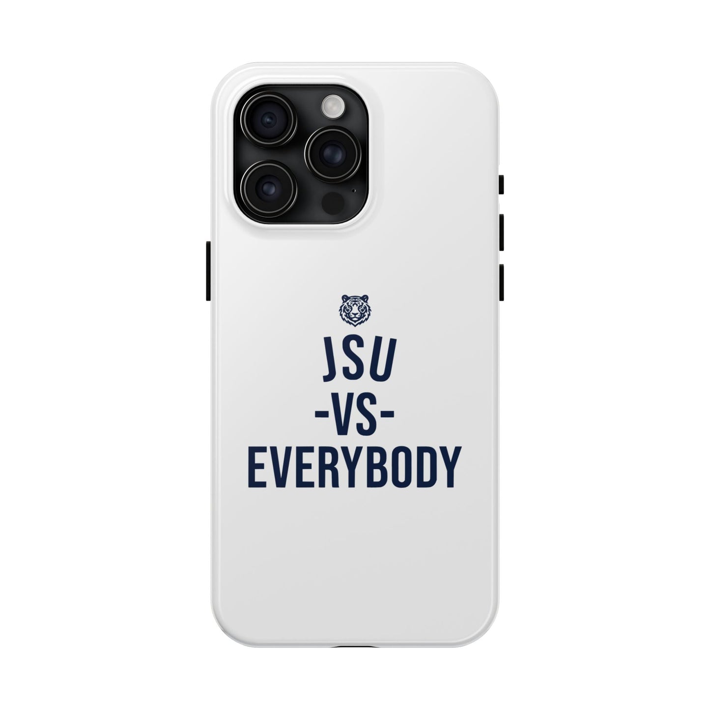 JSU vs Everybody Tiger White Navy Cell Phone Case Printify