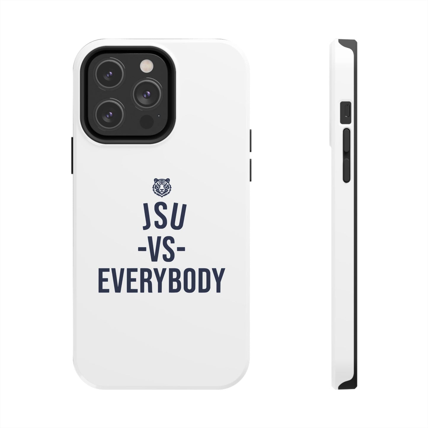 JSU vs Everybody Tiger White Navy Cell Phone Case Printify