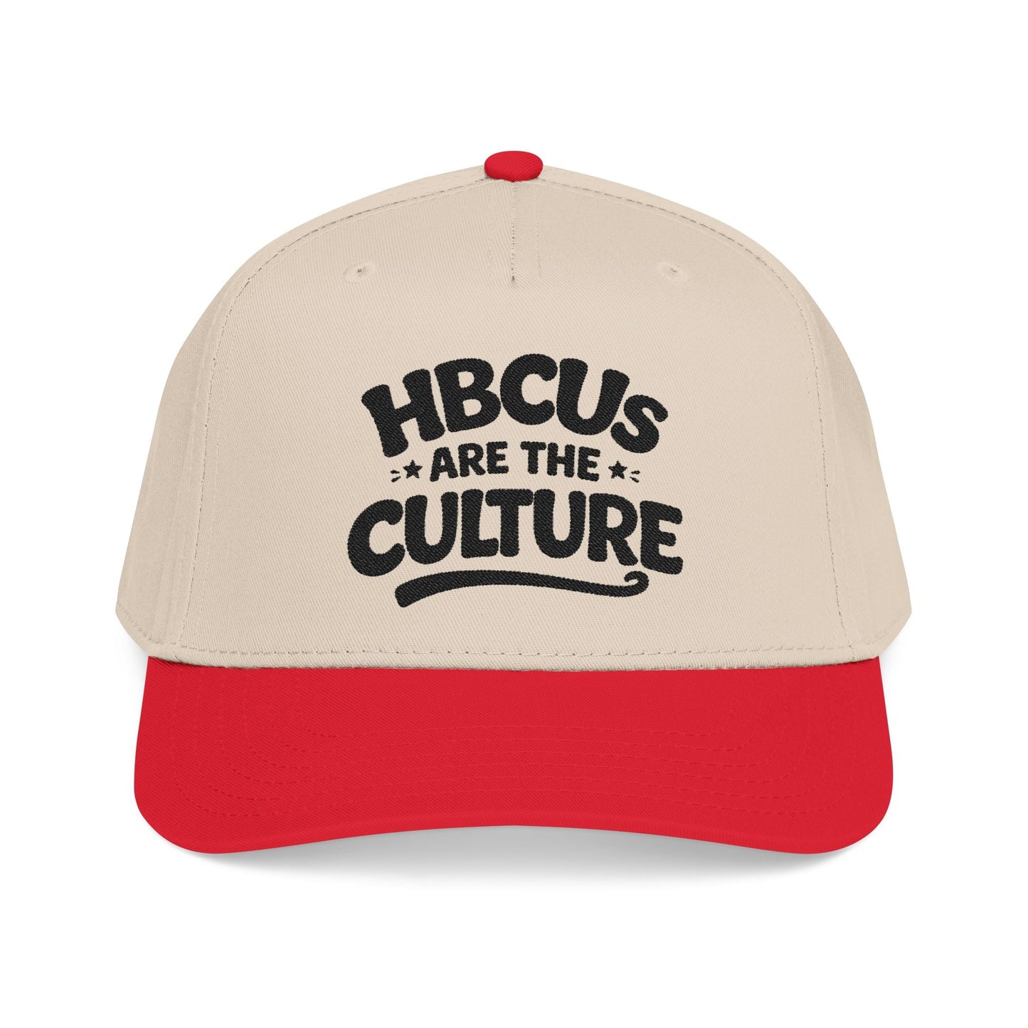 HBCUs are the Culture Black Embroidered Bill Cap Printify