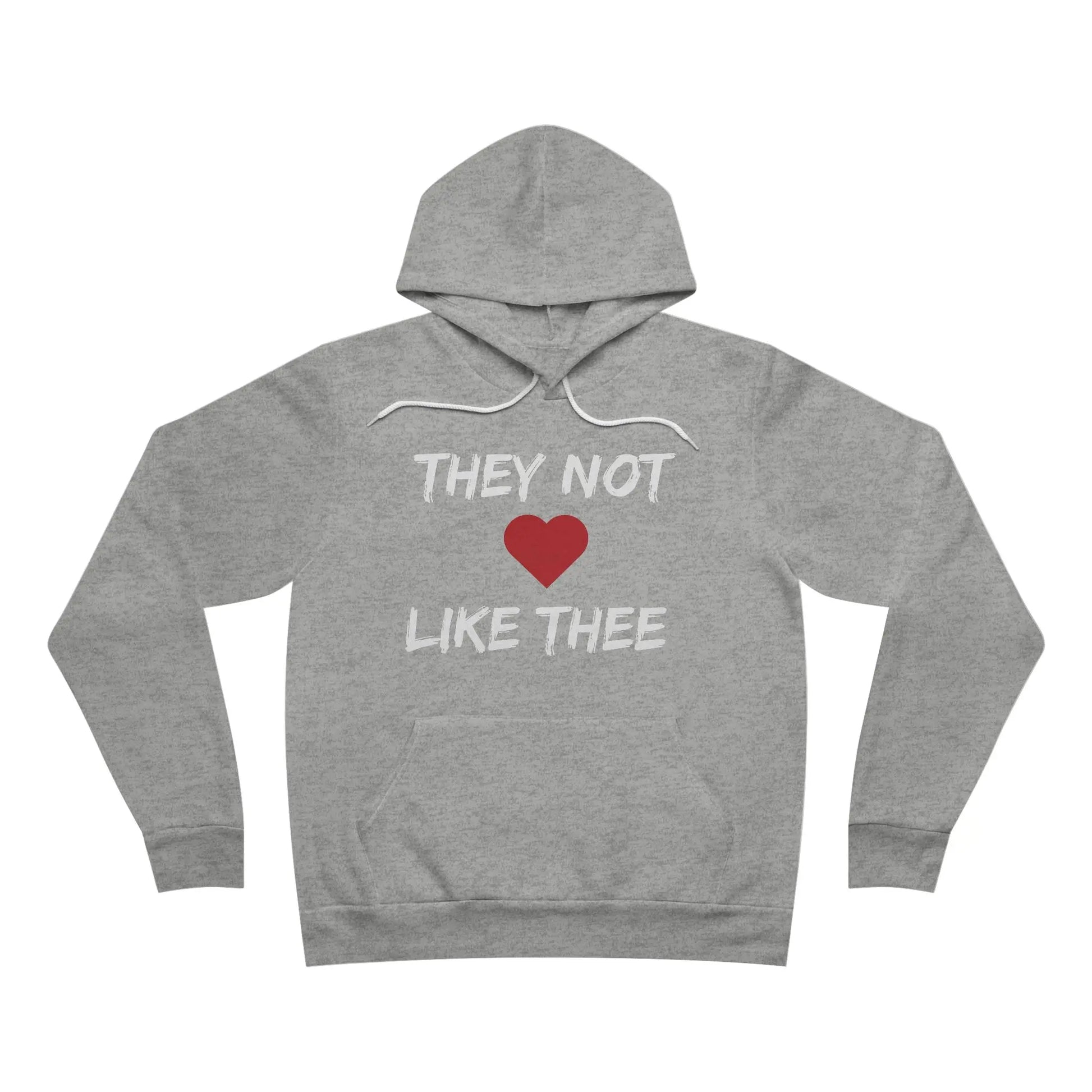 They Not Like Thee White Men's Fleece Pullover Hoodie Printify