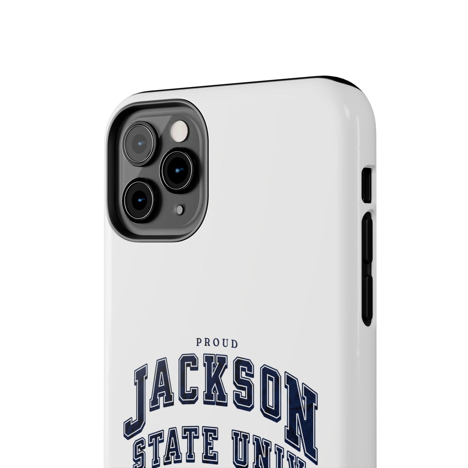 Proud Jackson State Univ Tiger Navy - White Case Printify