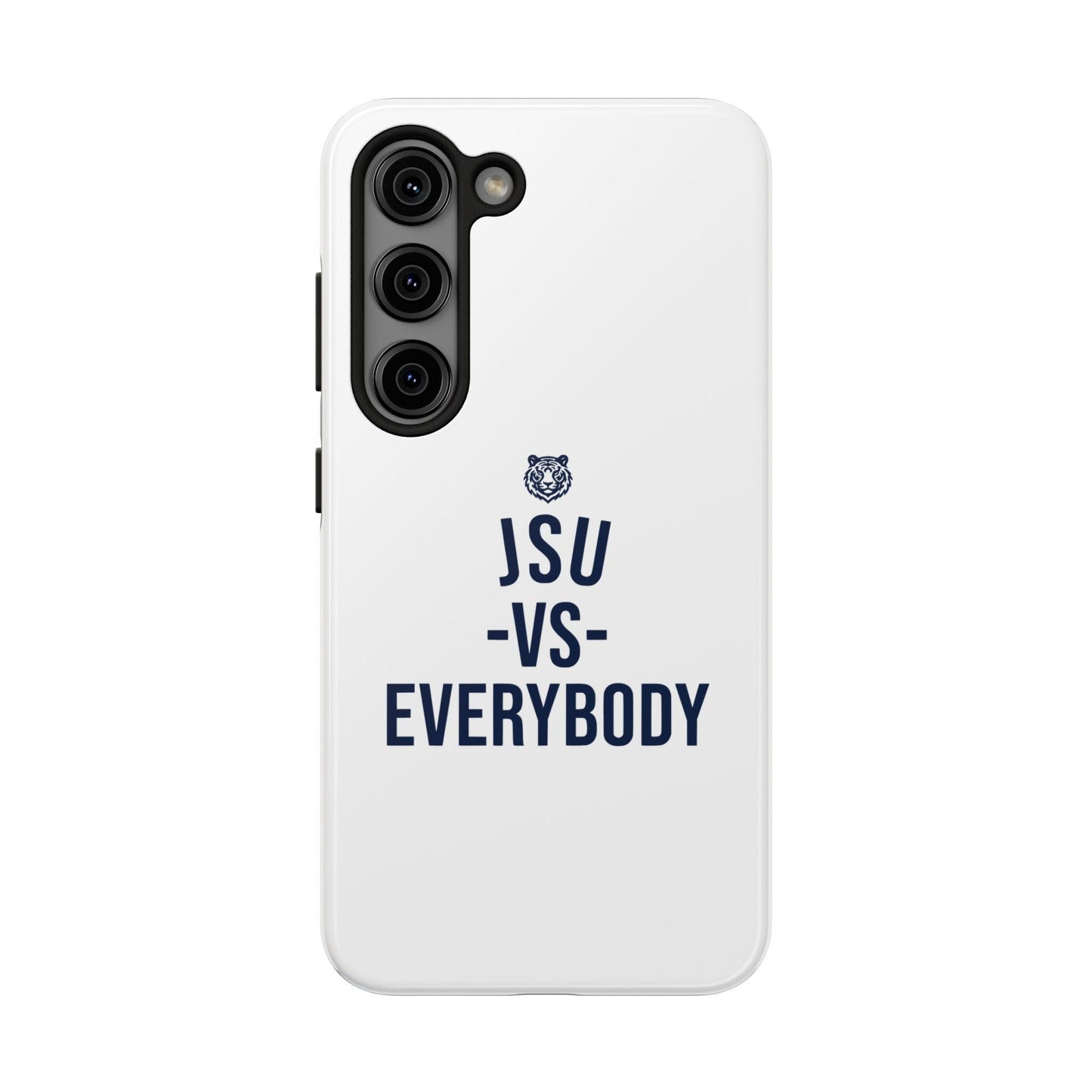 JSU vs Everybody Tiger White Navy Cell Phone Case Printify
