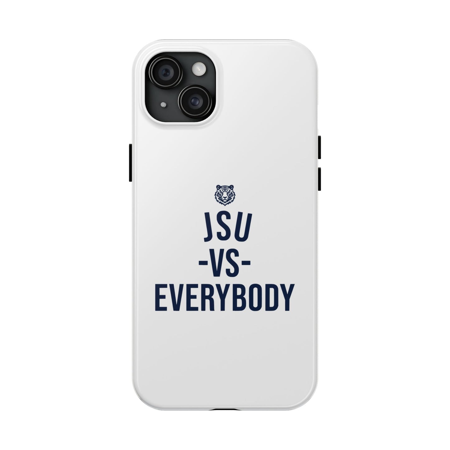 JSU vs Everybody Tiger White Navy Cell Phone Case Printify