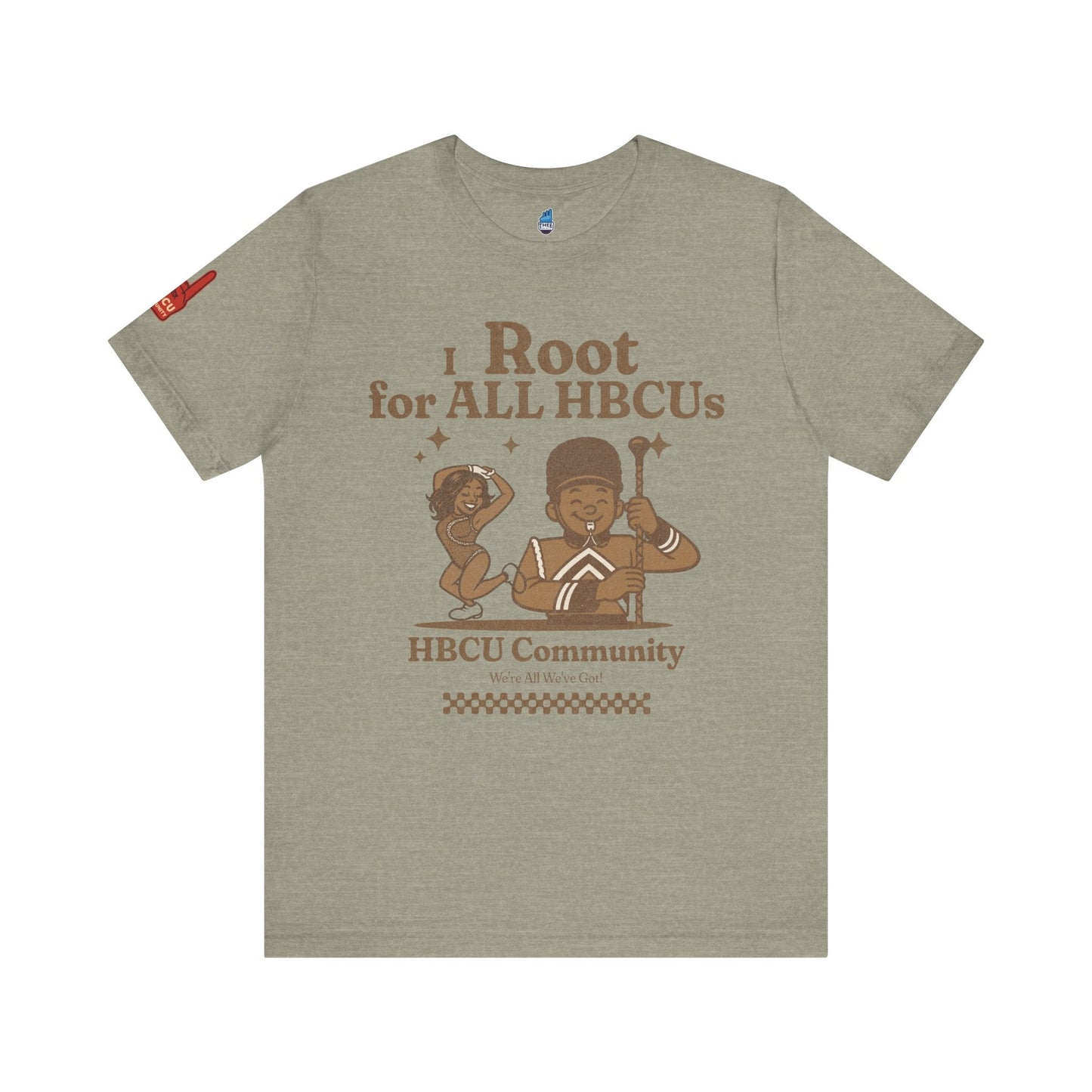 HBCU Community We All We Got Band Mascots Jersey Short Sleeve Tee Printify