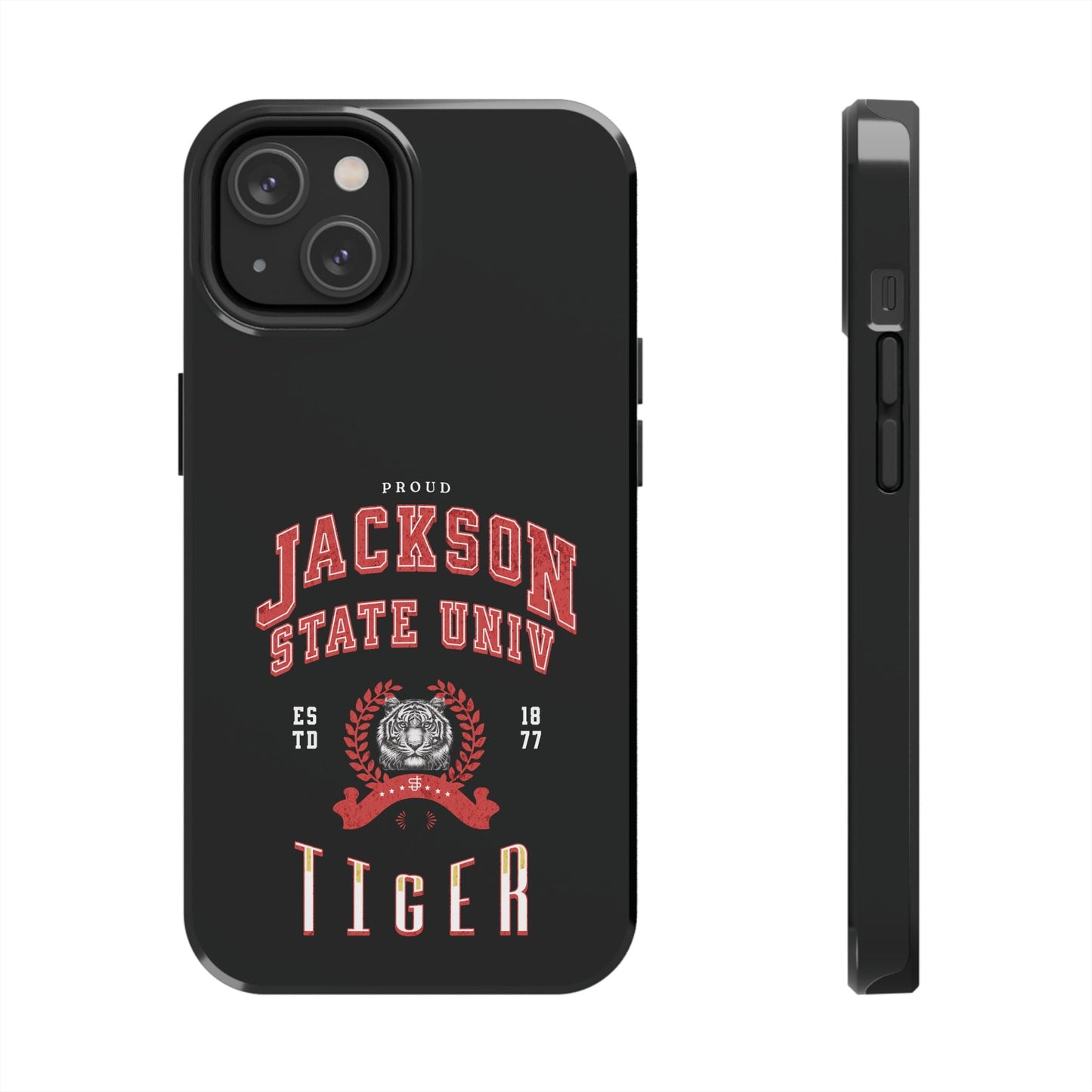Proud Jackson State Univ Tiger Red - Black Case Printify