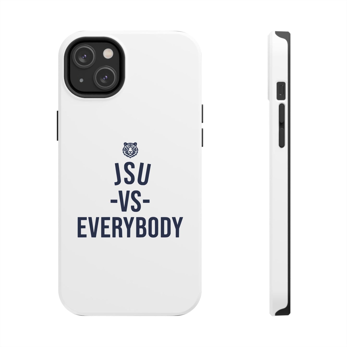 JSU vs Everybody Tiger White Navy Cell Phone Case Printify