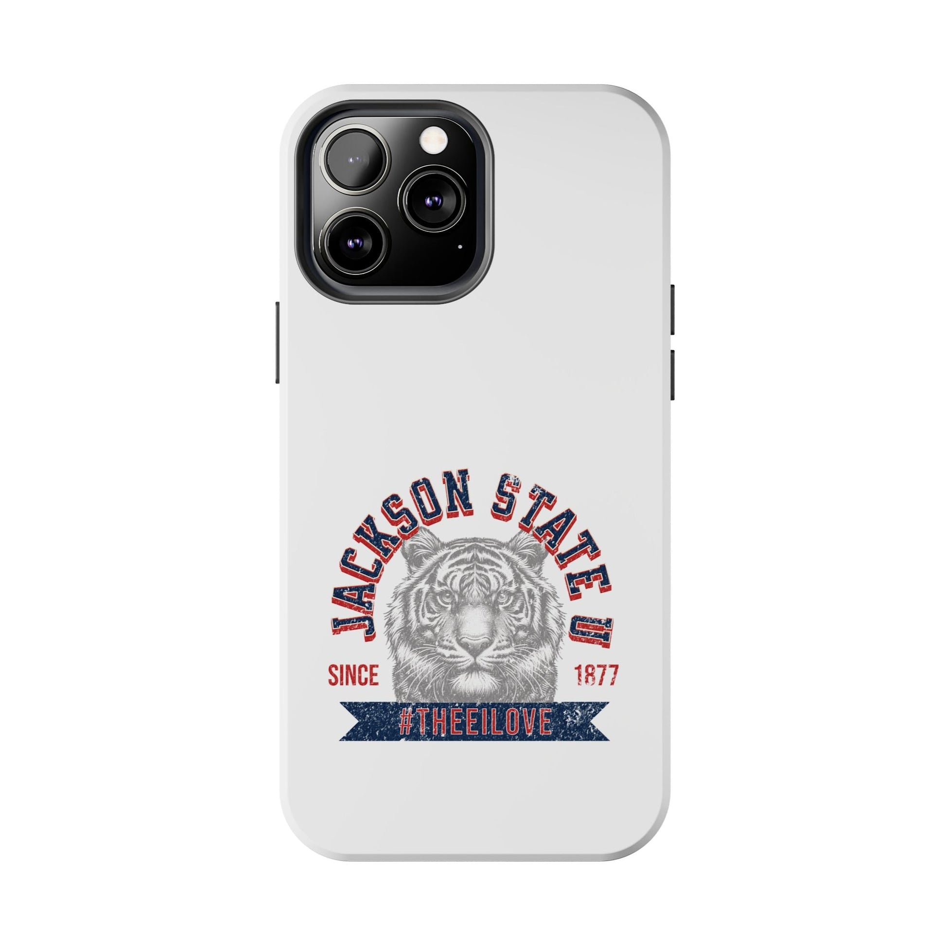 Jackson State Univ #TheeILove Red - White Case Printify