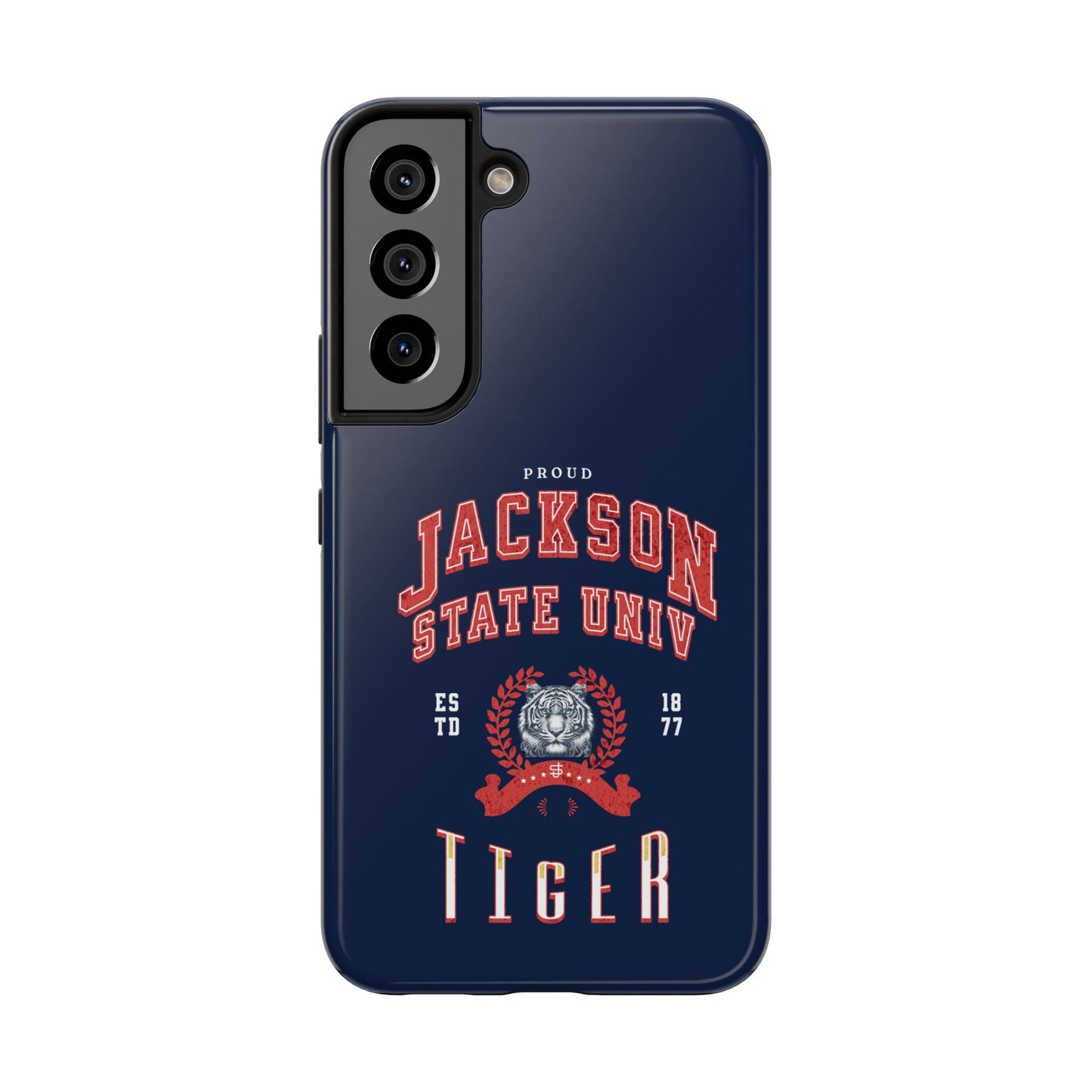 Proud Jackson State Univ Tiger Red - Navy Case Printify