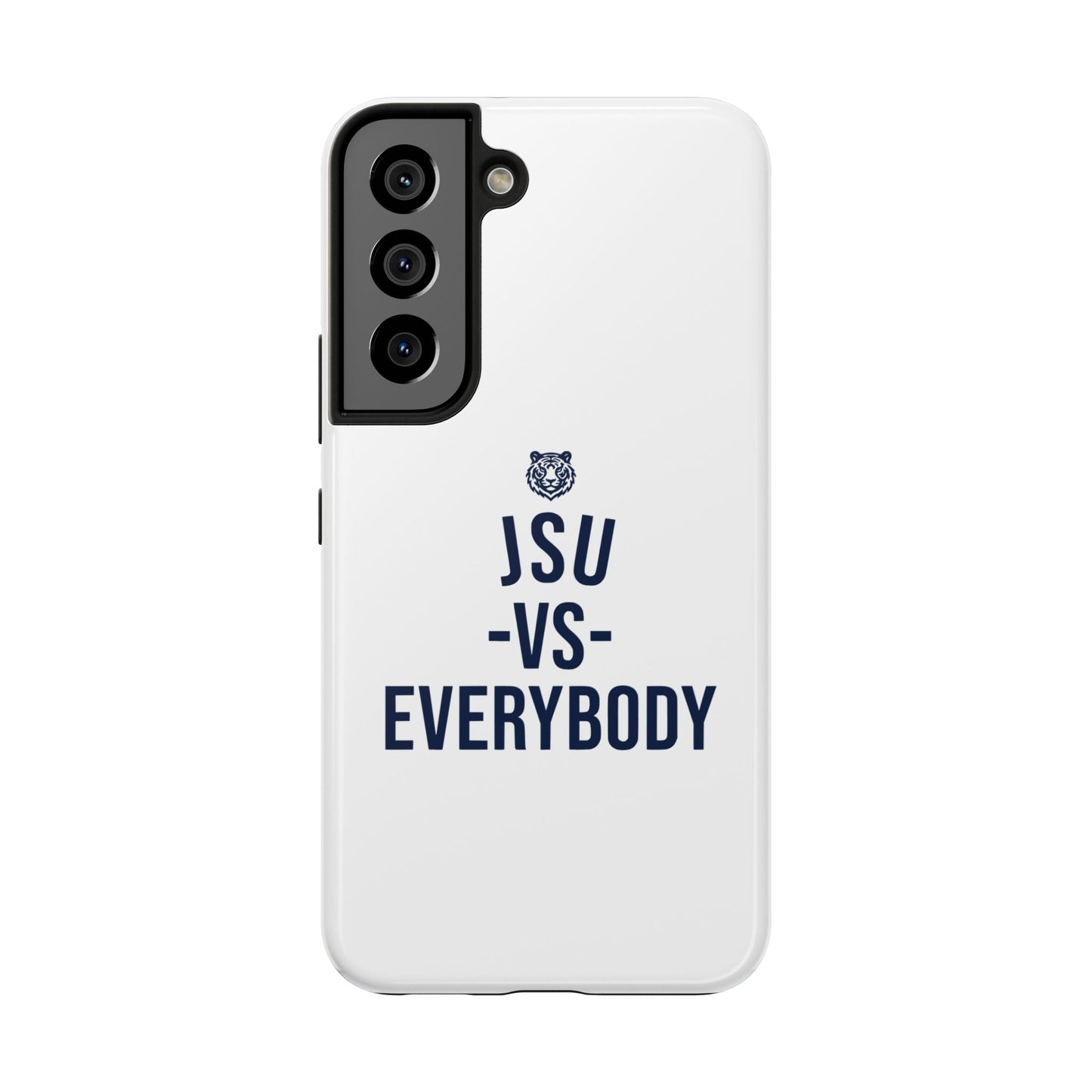 JSU vs Everybody Tiger White Navy Cell Phone Case Printify