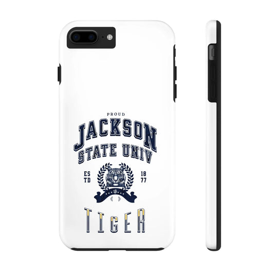 Proud Jackson State Univ Tiger Navy - White Case Printify