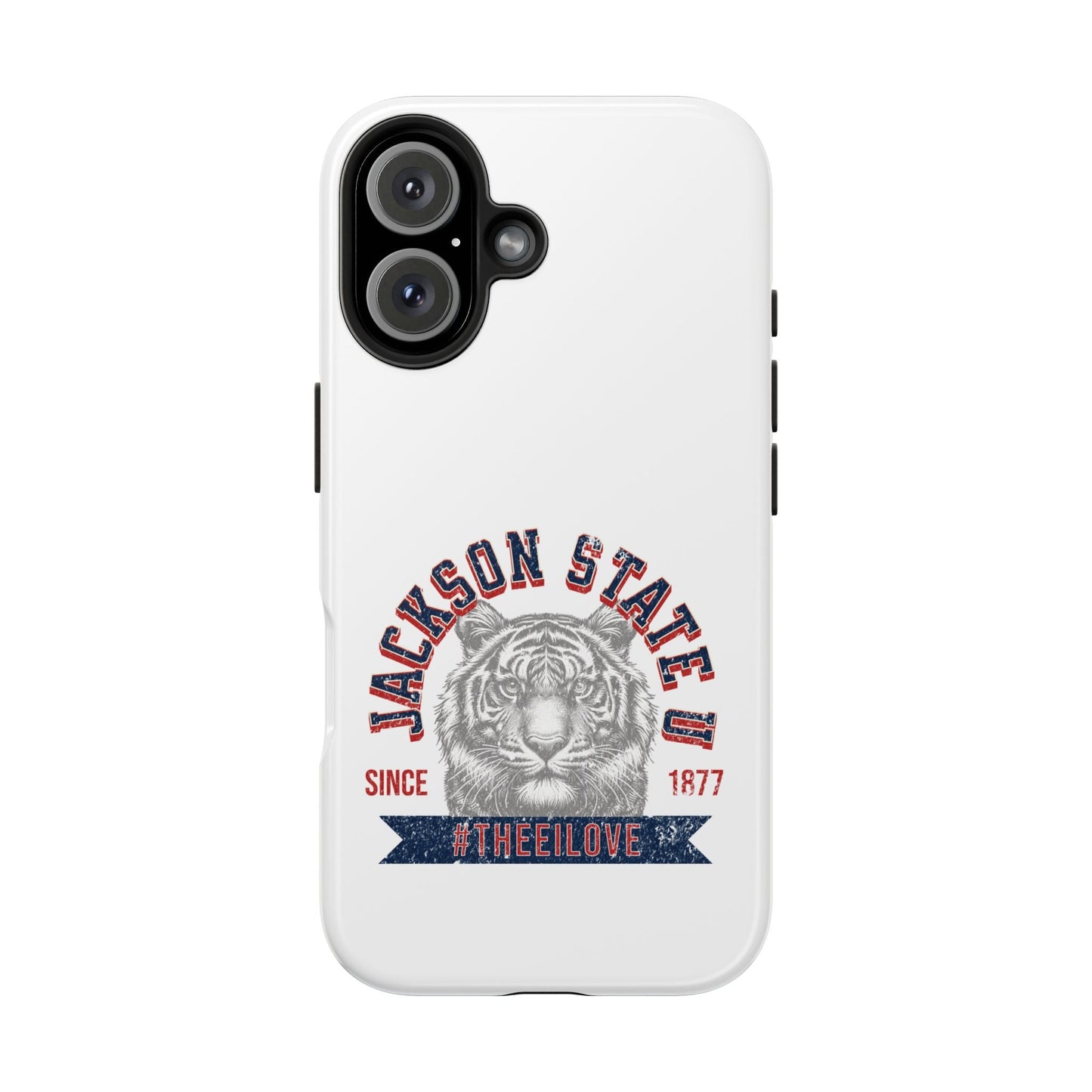 Jackson State Univ #TheeILove Red - White Case Printify