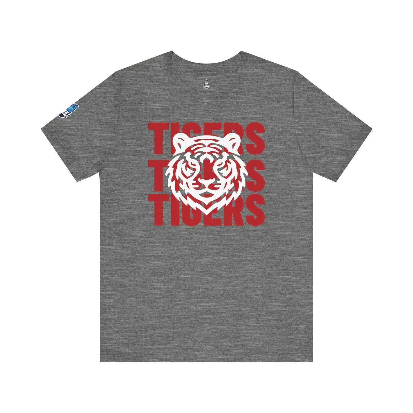Jackson State Univ Tigers 3X Red Jersey Short Sleeve Tee Printify