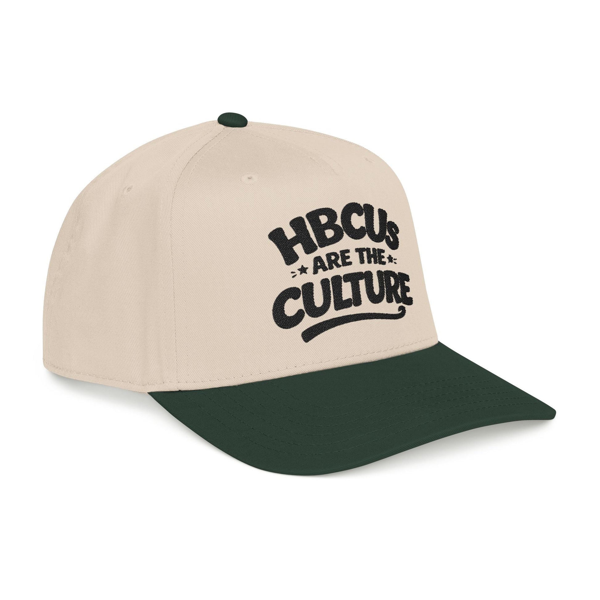 HBCUs are the Culture Black Embroidered Bill Cap Printify