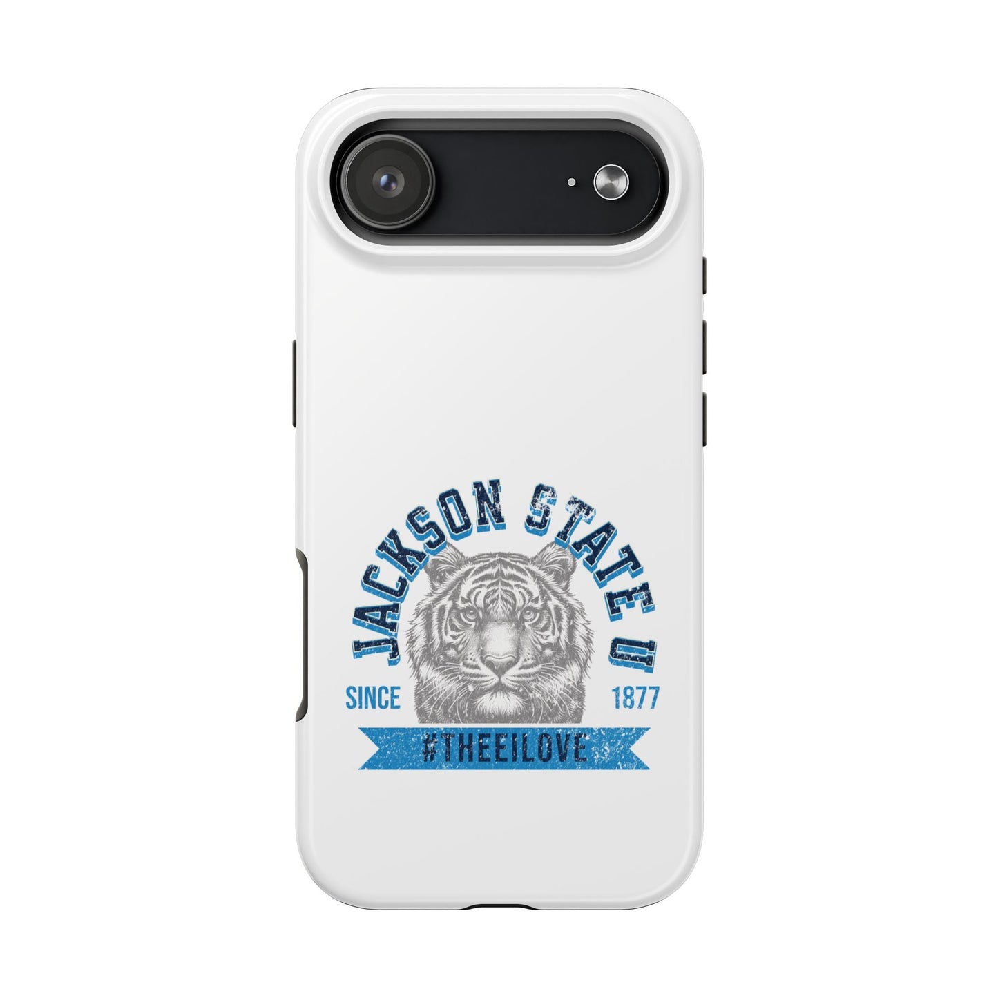 Jackson State Univ #TheeILove Blue - White Case Printify