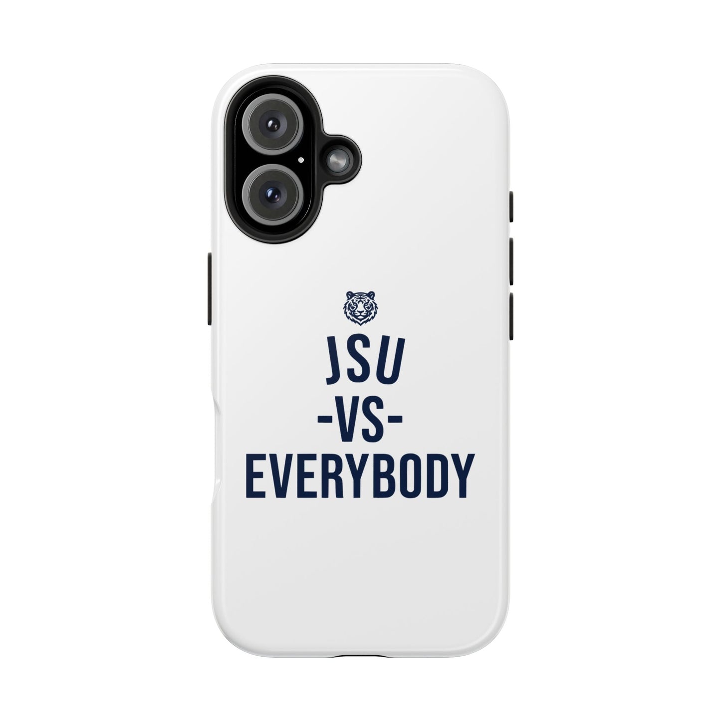 JSU vs Everybody Tiger White Navy Cell Phone Case Printify
