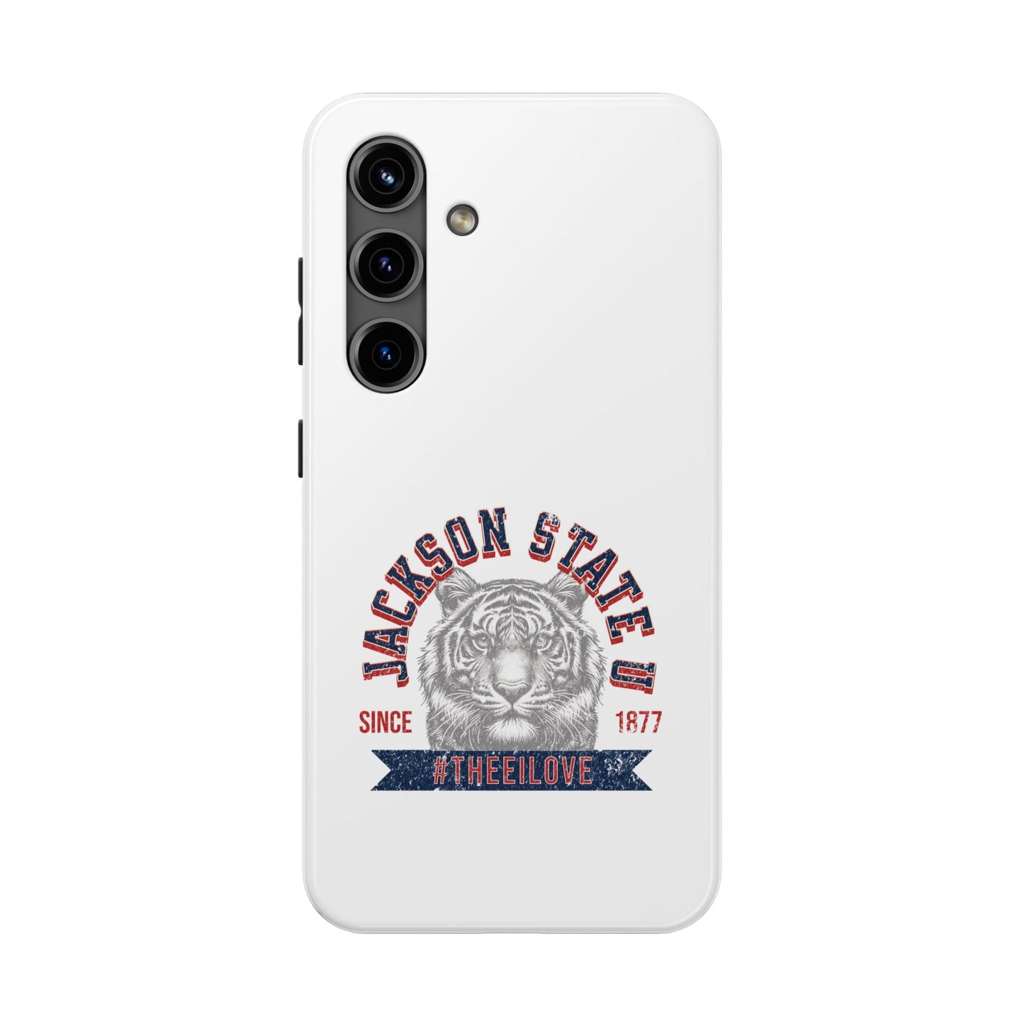Jackson State Univ #TheeILove Red - White Case Printify