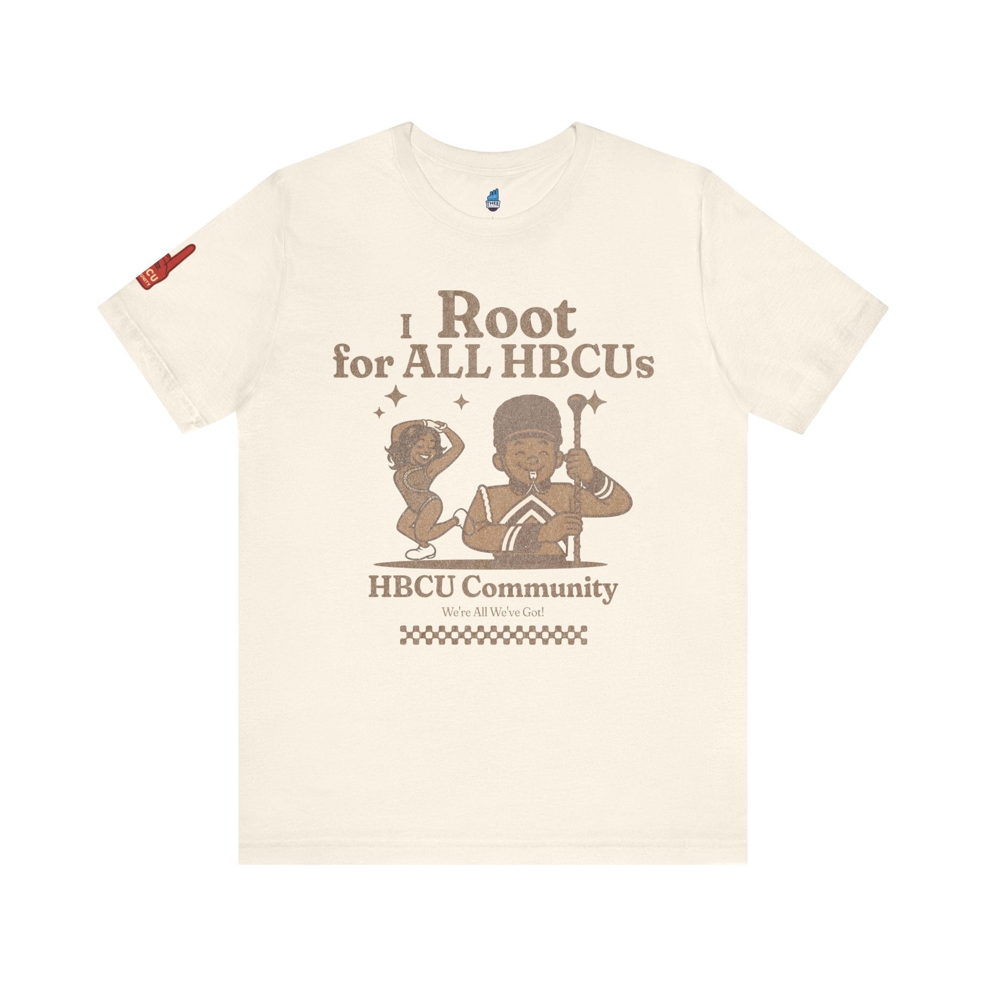 HBCU Community We All We Got Band Mascots Jersey Short Sleeve Tee Printify