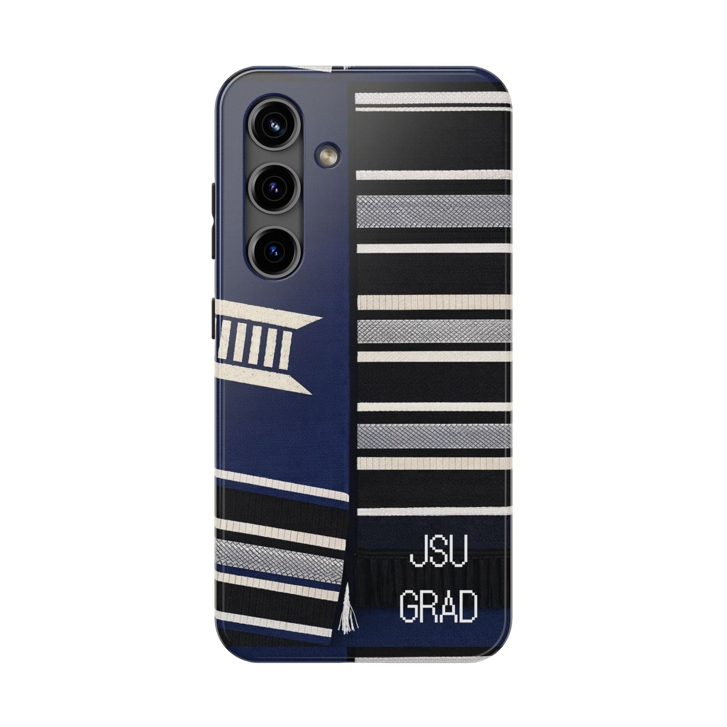 Thee Shirts - JSU Graduation Stole JSU Grad - Navy Phone Case Printify