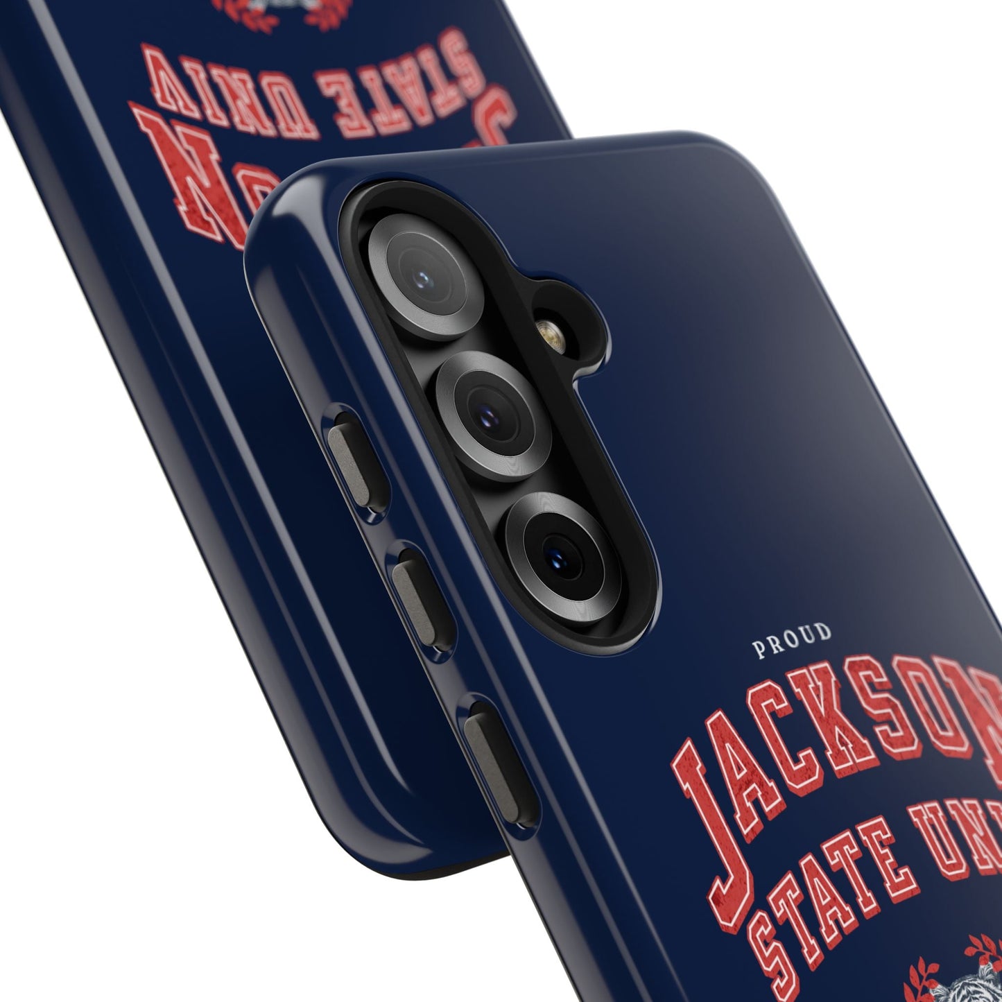 Proud Jackson State Univ Tiger Red - Navy Case Printify