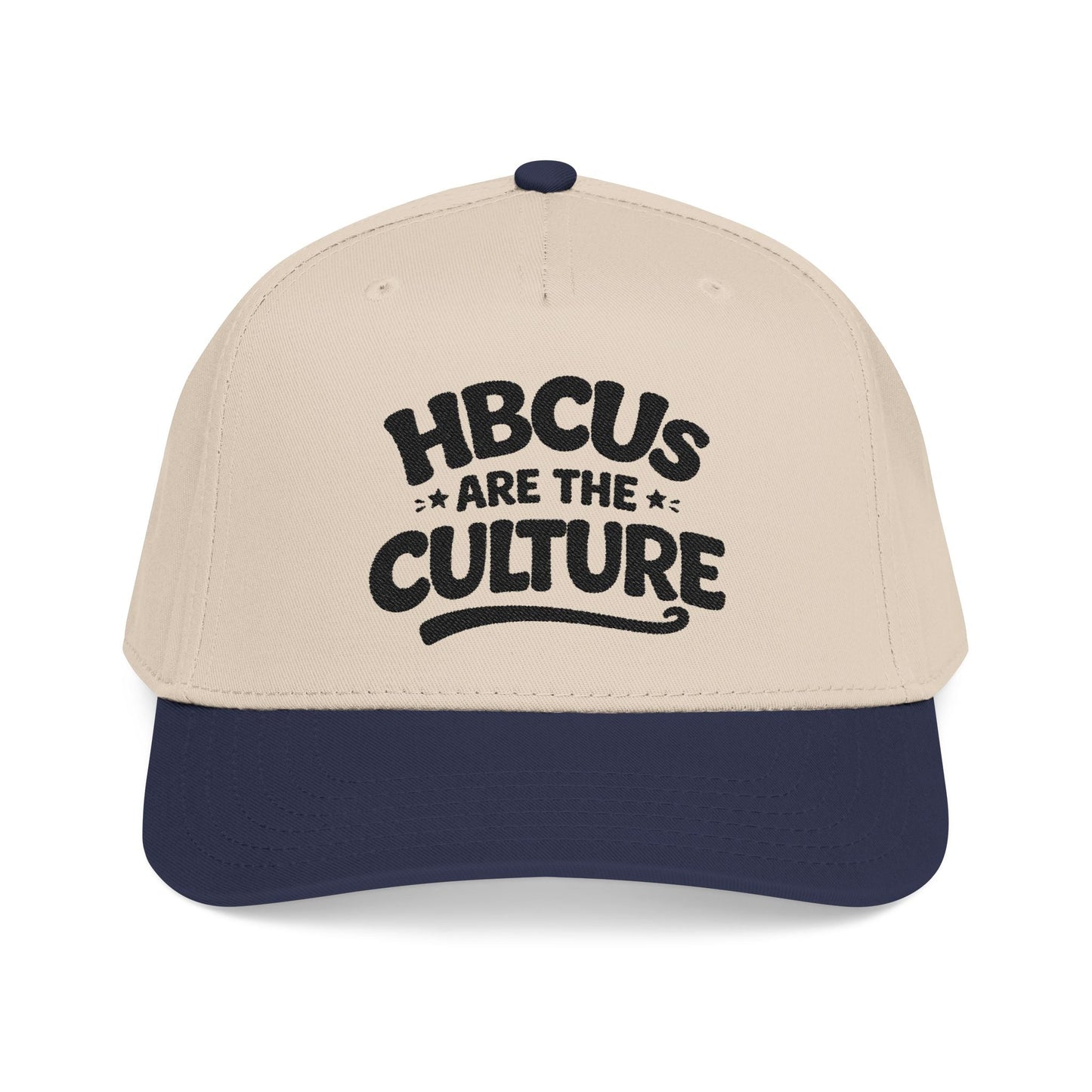 HBCUs are the Culture Black Embroidered Bill Cap Printify