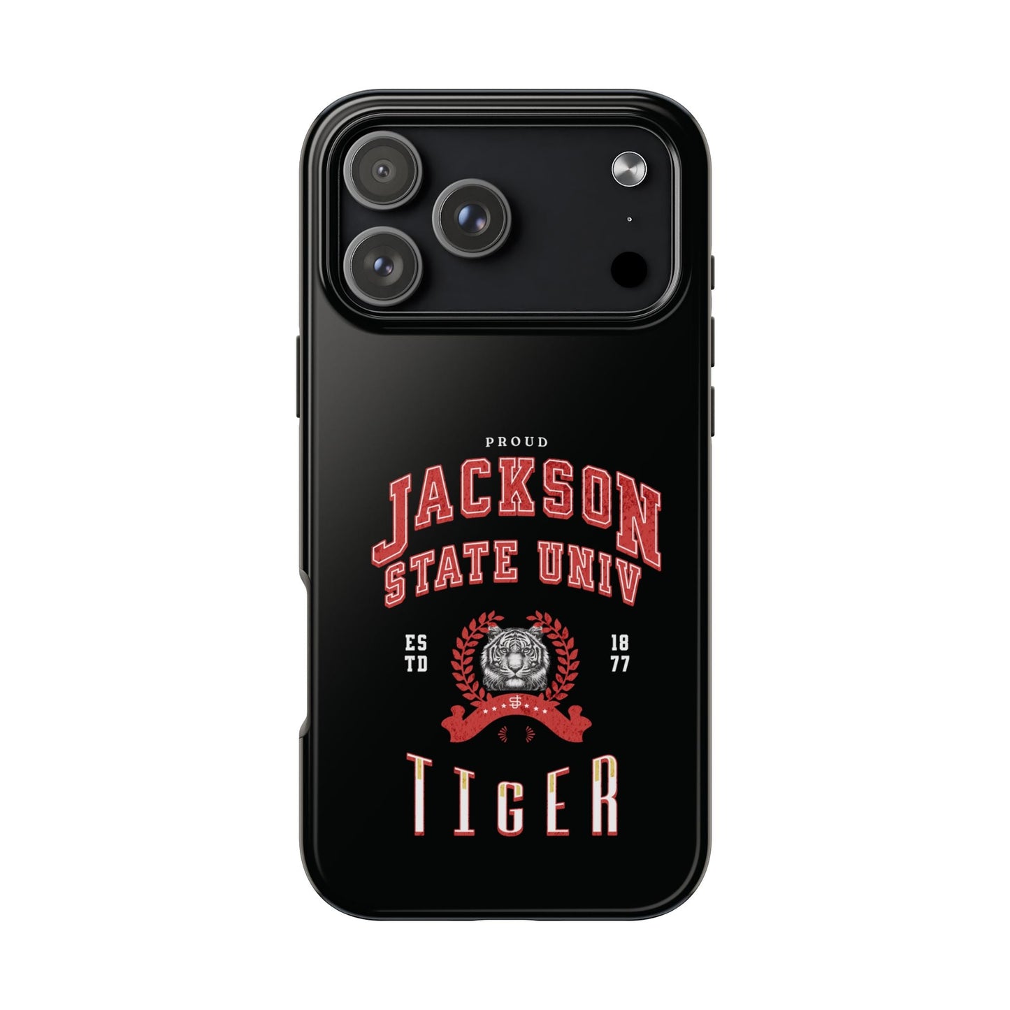 Proud Jackson State Univ Tiger Red - Black Case Printify