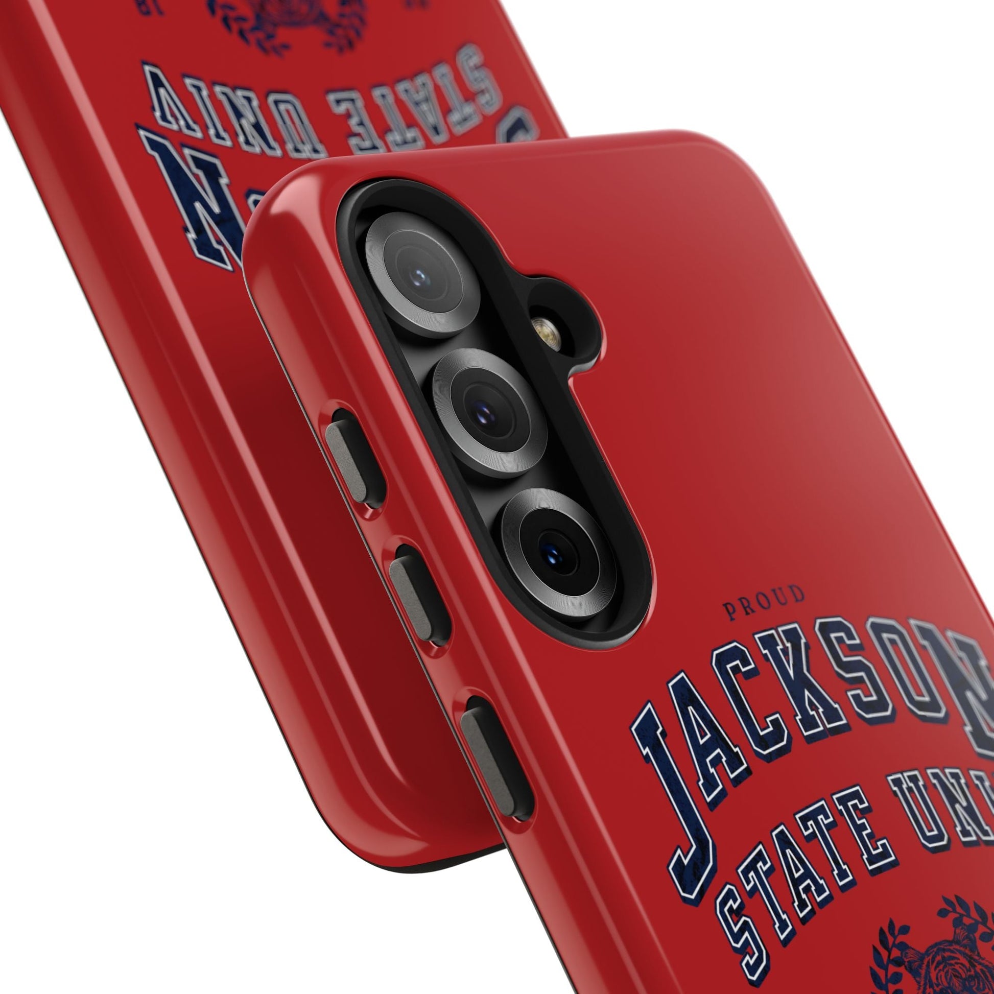 Proud Jackson State Univ Tiger Navy - Red Case Printify