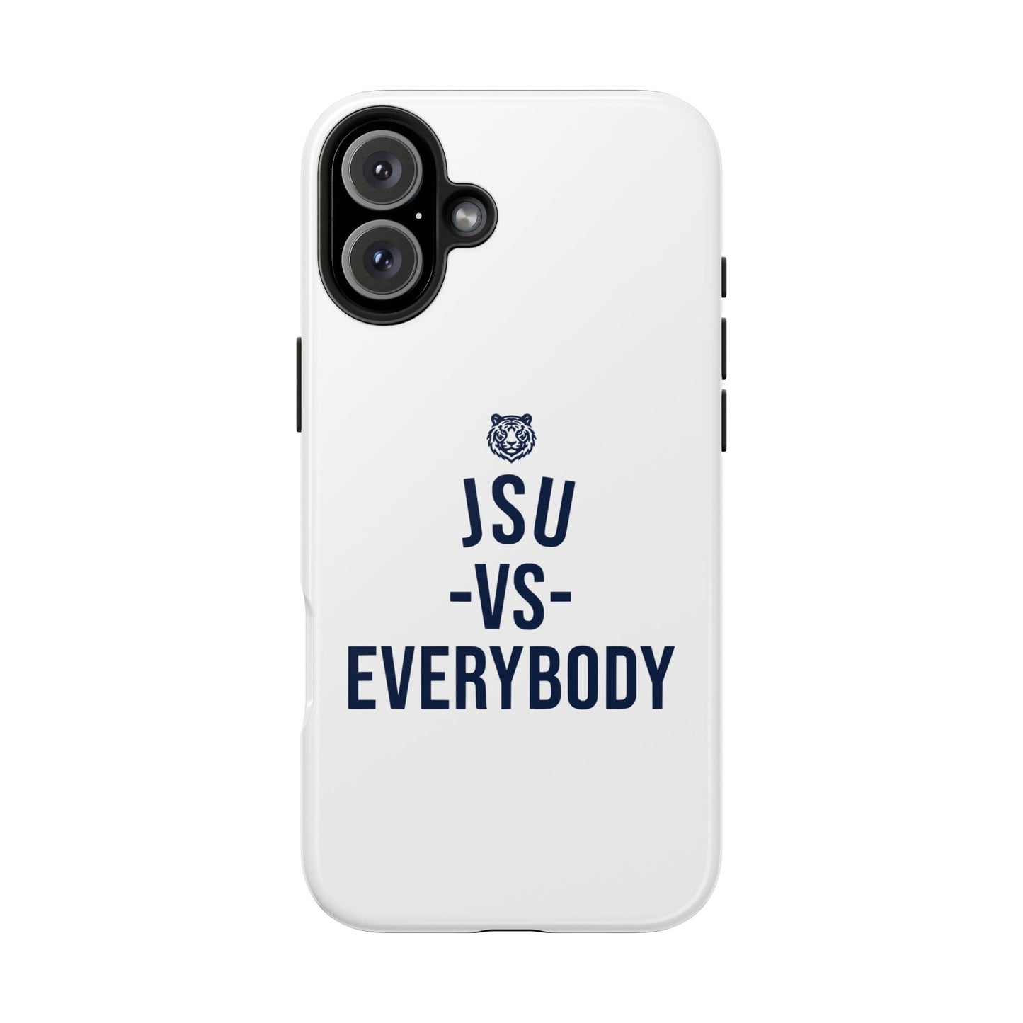 JSU vs Everybody Tiger White Navy Cell Phone Case Printify