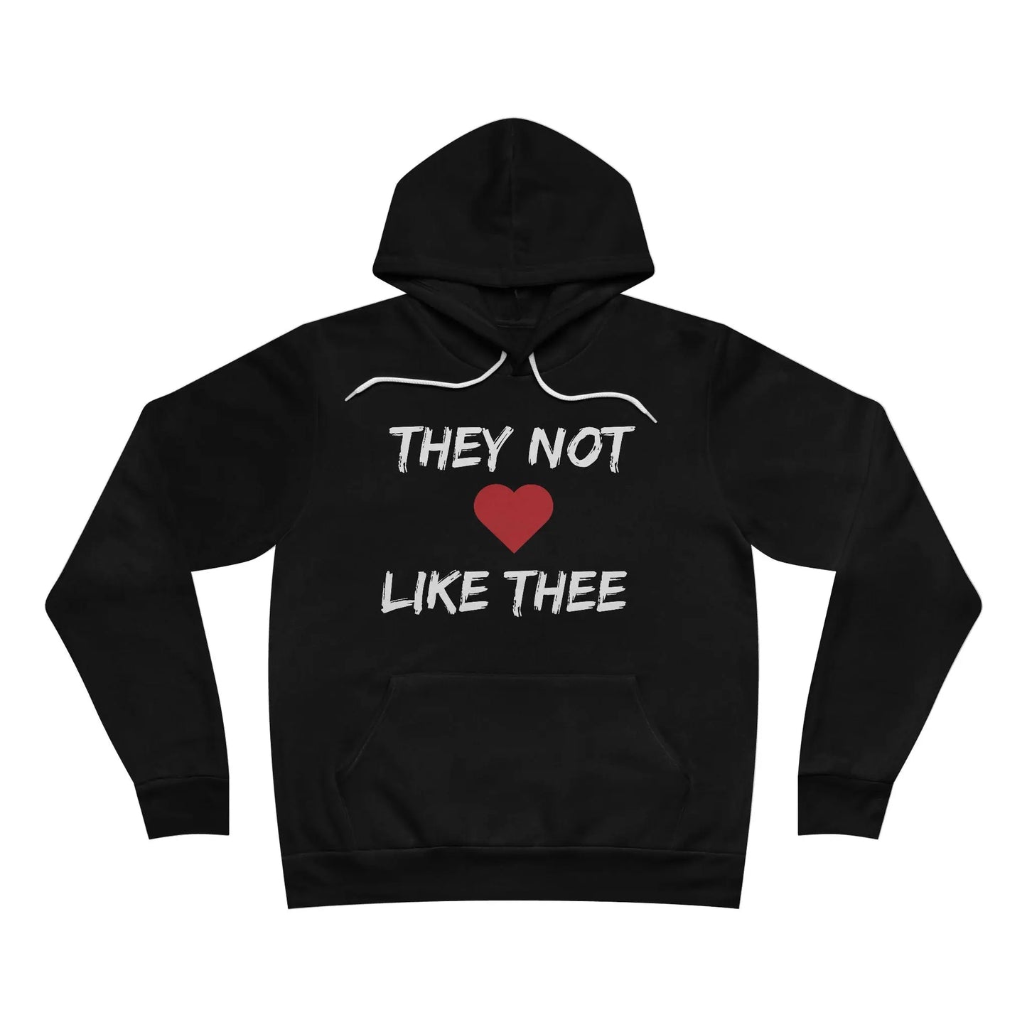 They Not Like Thee White Men's Fleece Pullover Hoodie Printify